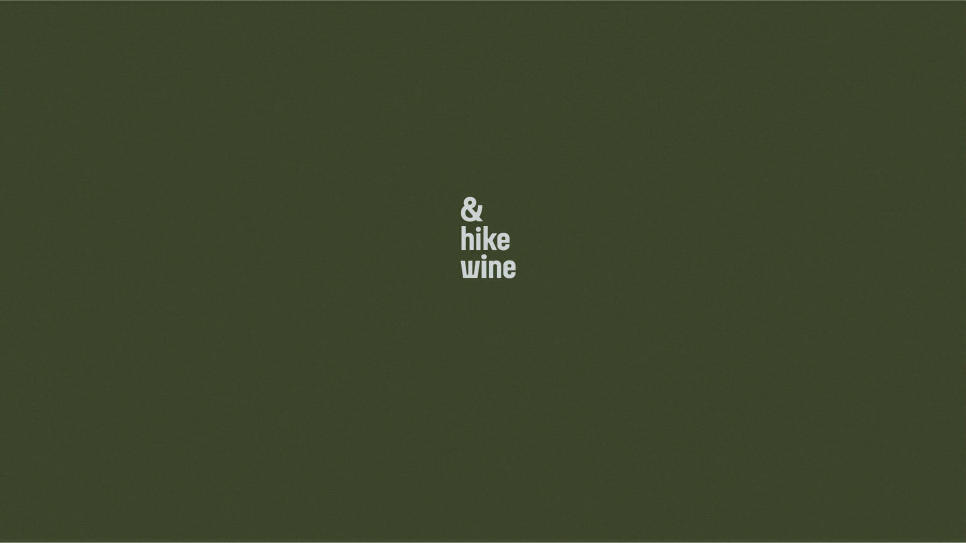 Айдентика для походов Hike & Wine — Изображение №2 — Брендинг, Анимация на Dprofile