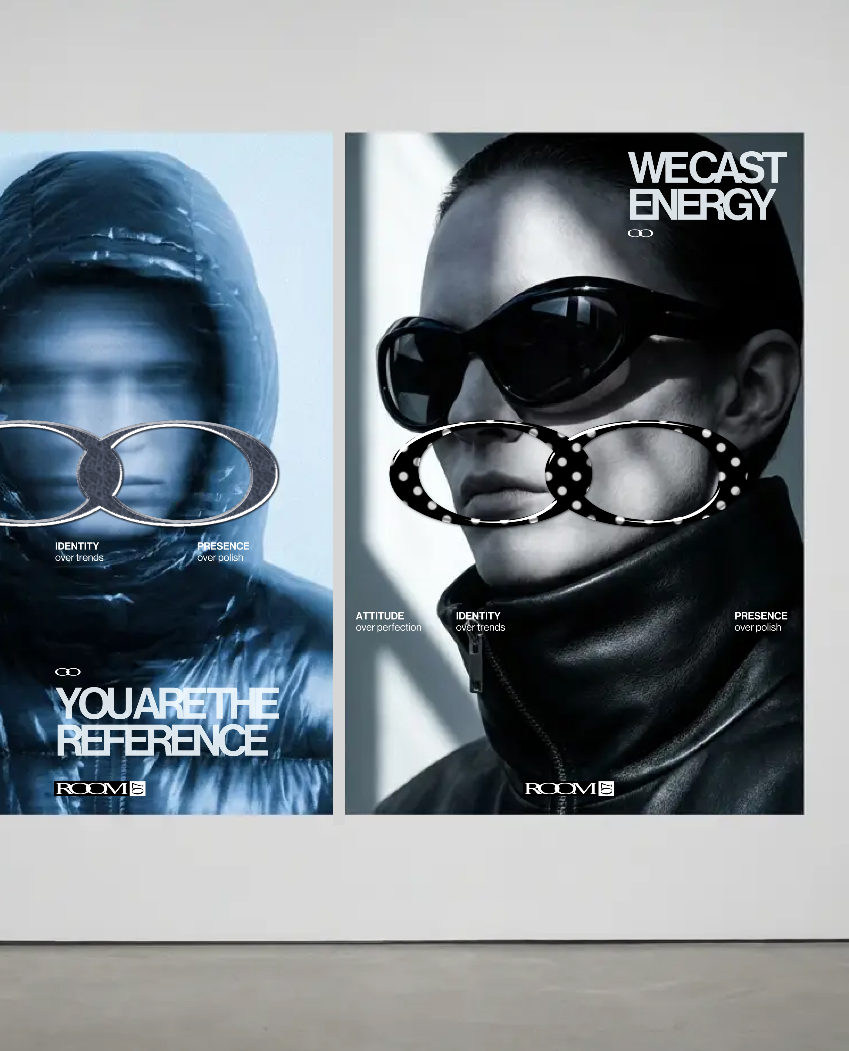 ROOM07 / Брендинг модельного агенства — Изображение №9 — Брендинг, Графика на Dprofile