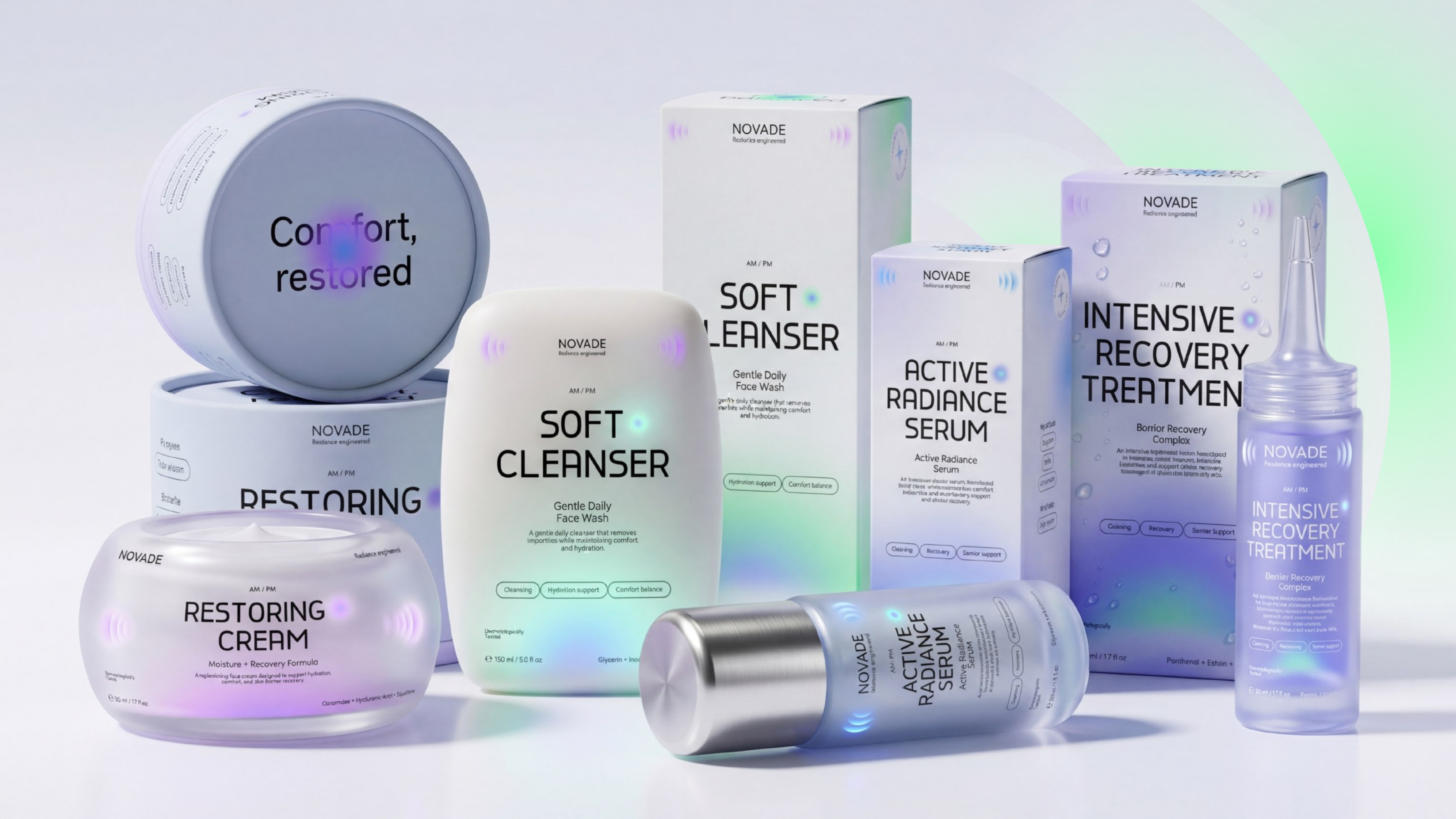 NOVADE skincare / косметика / брендинг — Изображение №1 — Брендинг на Dprofile