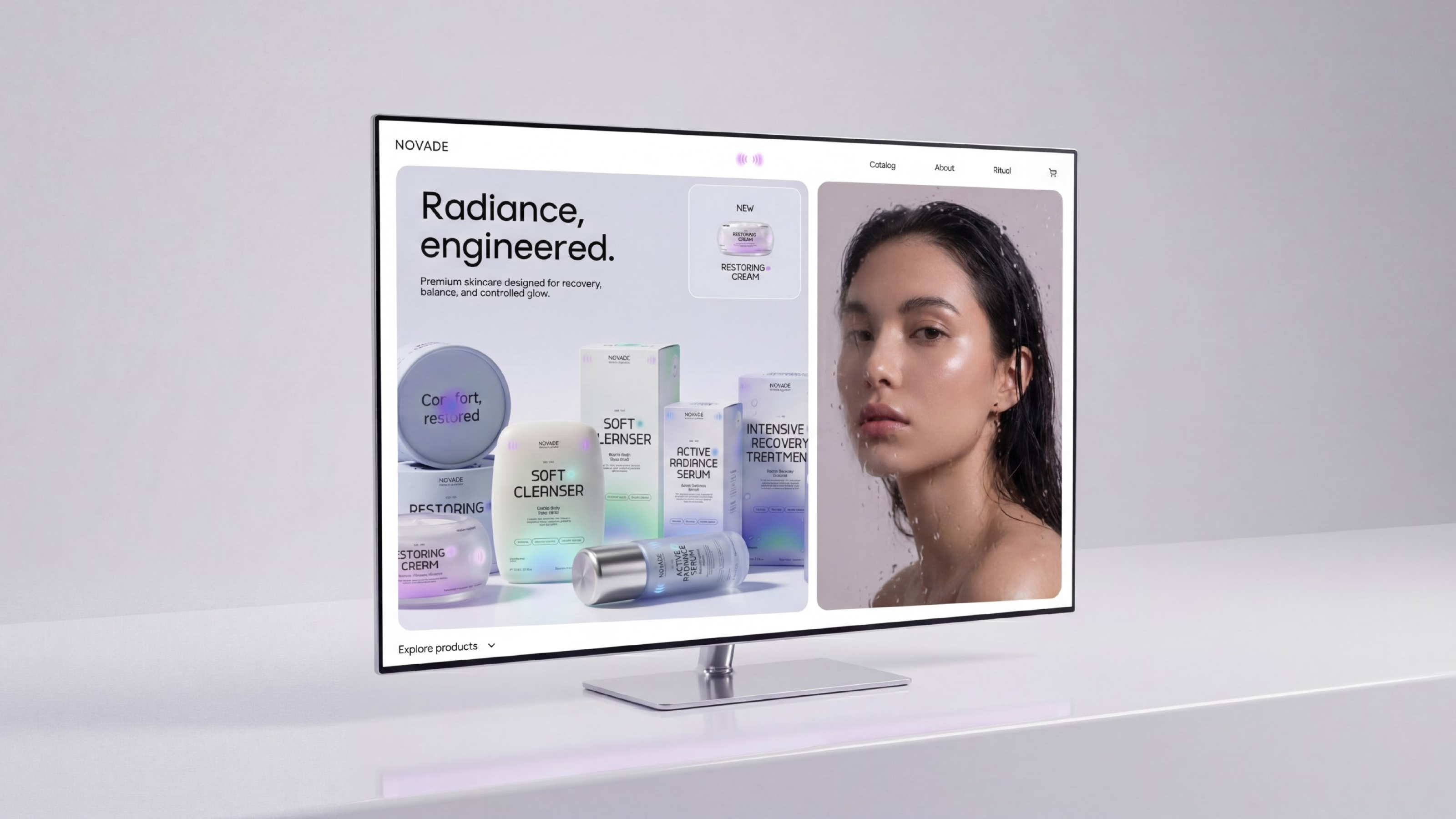 NOVADE skincare / косметика / брендинг — Изображение №13 — Брендинг на Dprofile