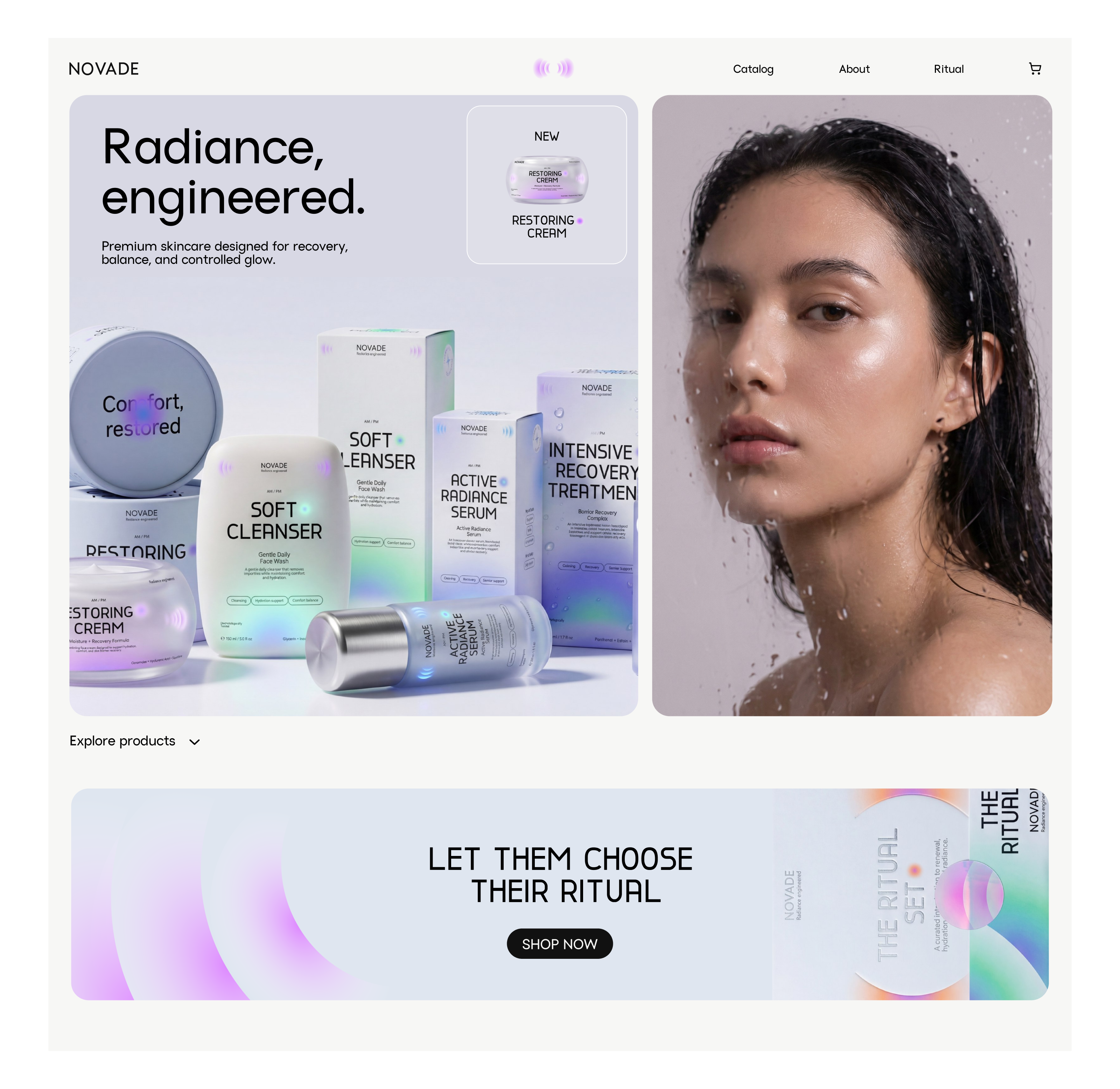 NOVADE skincare / косметика / брендинг — Изображение №14 — Брендинг на Dprofile