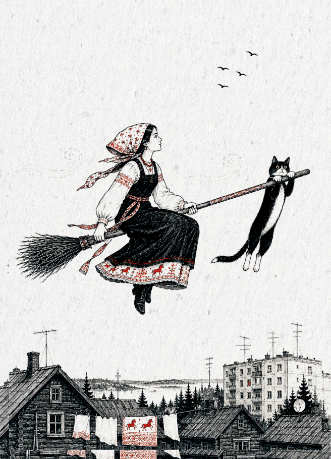 Мифология северного приграничья. Цикл из 20 иллюстраций — Изображение №19 — Иллюстрация на Dprofile