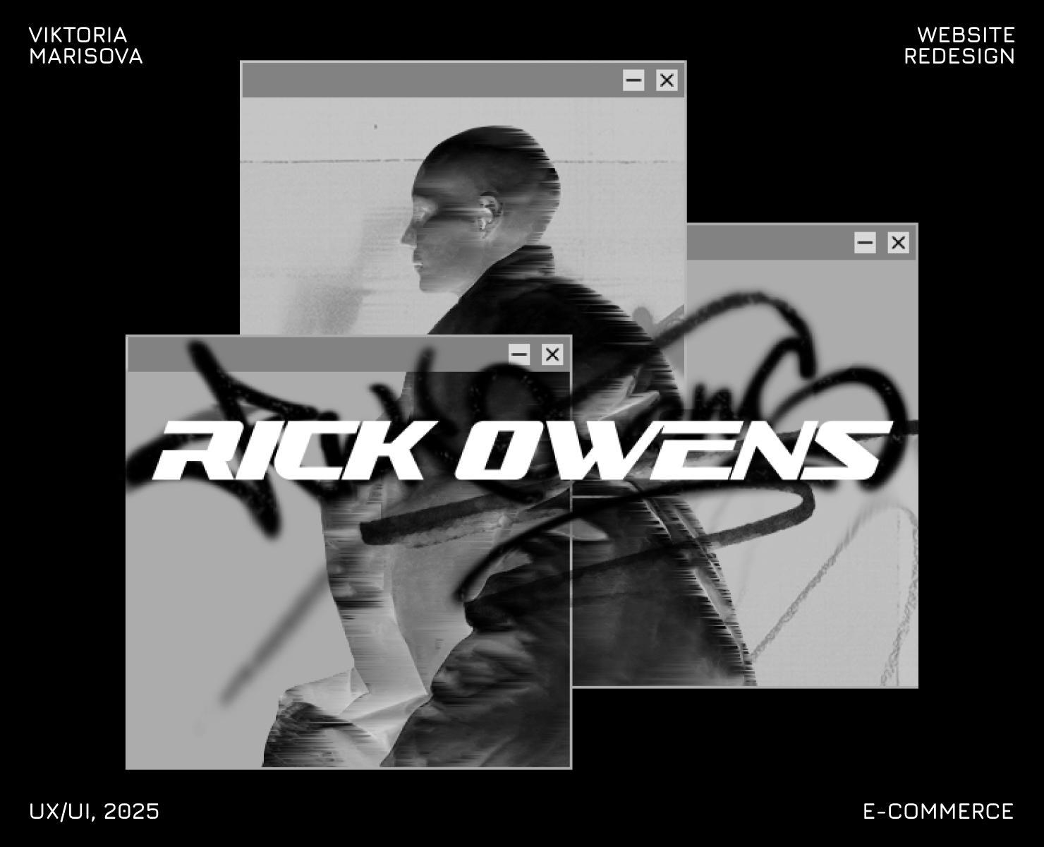 Rick Owens | Website redesign на Dprofile