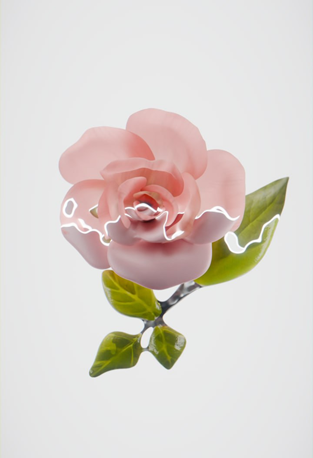 Серьги-пусеты «Цветение розы» от LIME — Изображение №4 — 3D, Анимация на Dprofile