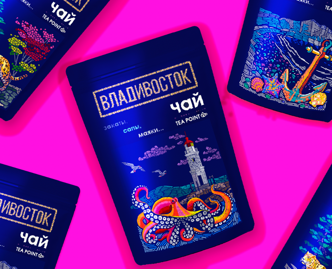 Иллюстрации для упаковки чая — Брендинг, Иллюстрация на Dprofile