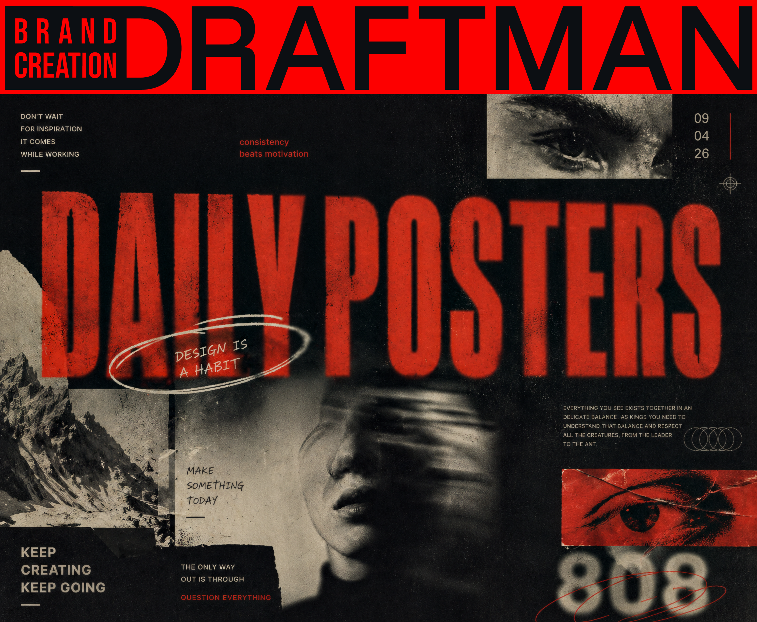 DAILY POSTERS 02 — Изображение №1 — Графика, Нейро на Dprofile