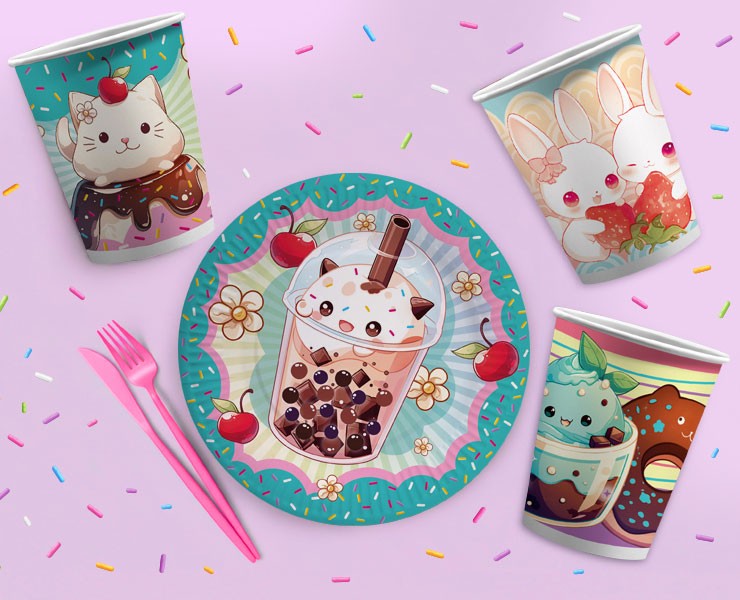 "Азиатская еда", одноразовая посуда и бумажные пакеты. на Dprofile