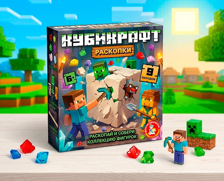 "Кубикрафт" раскопки. Детская игра. на Dprofile