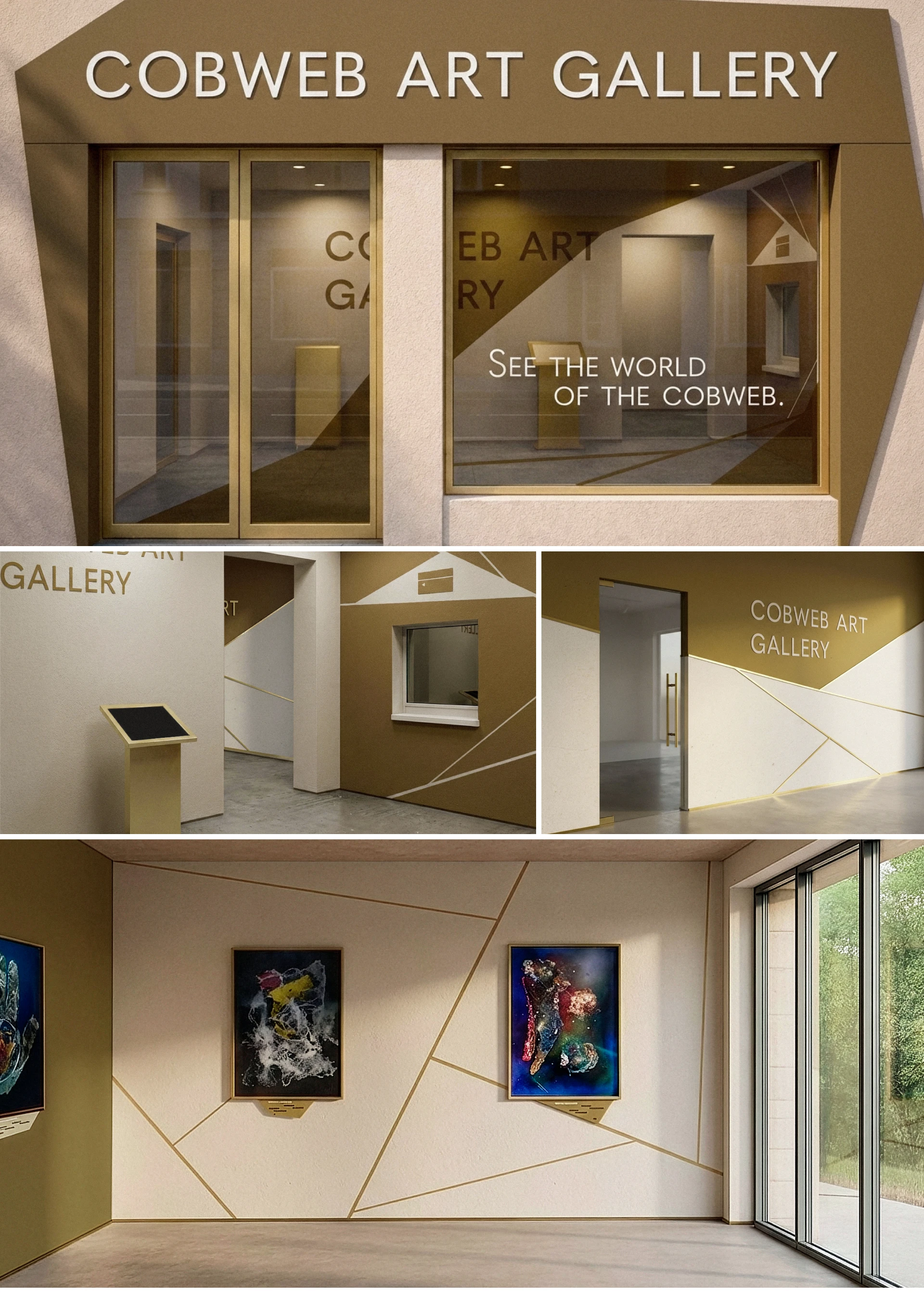 Cobweb Art Gallery | Фирменный стиль — Изображение №12 — Брендинг на Dprofile