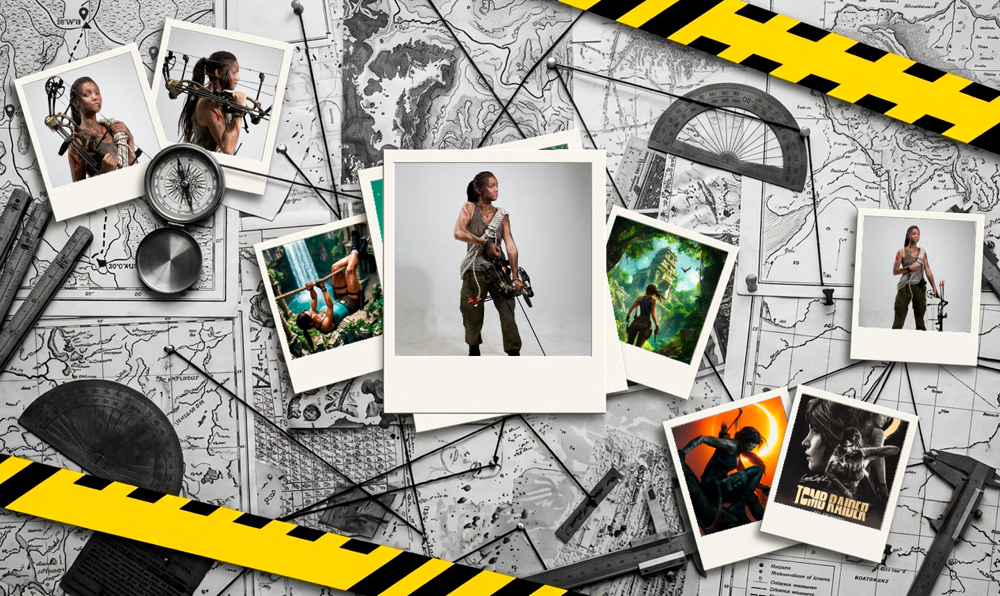 LARA CROFT: Tomb Raider — Concept Art & AI Animated — Изображение №1 — Графика на Dprofile