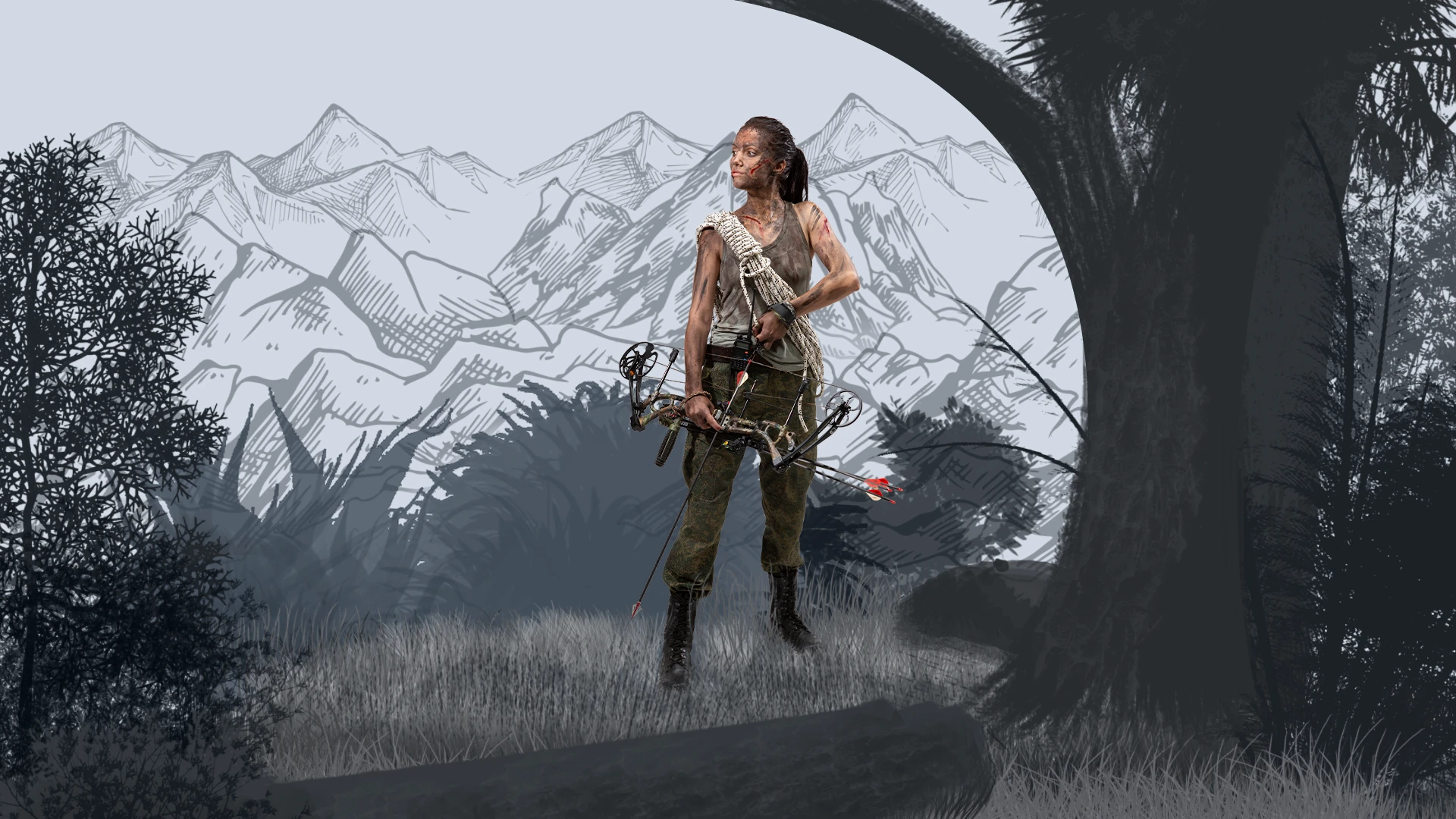 LARA CROFT: Tomb Raider — Concept Art & AI Animated — Изображение №2 — Графика на Dprofile