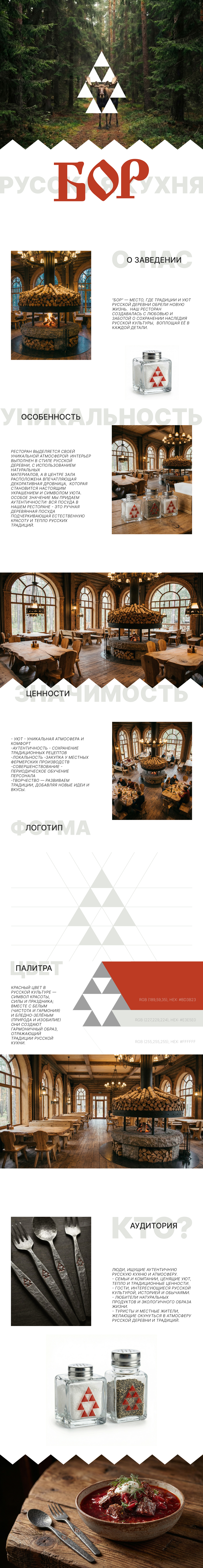 "БОР" - ресторан Русской кухни — Изображение №1 — Брендинг на Dprofile