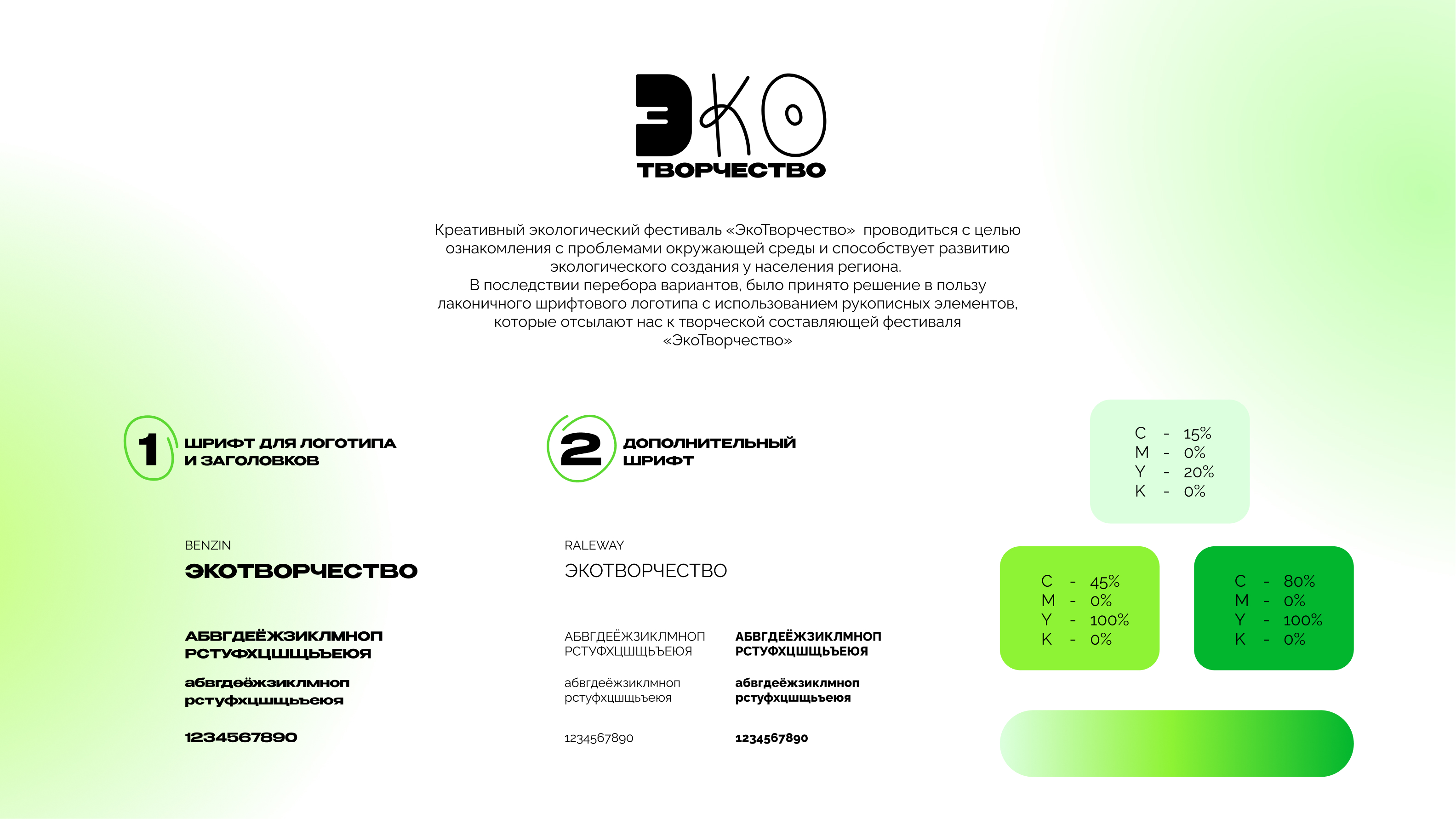 Фестиваль "ЭКОТворчество" / Айдентика — Изображение №2 — Брендинг, Графика на Dprofile