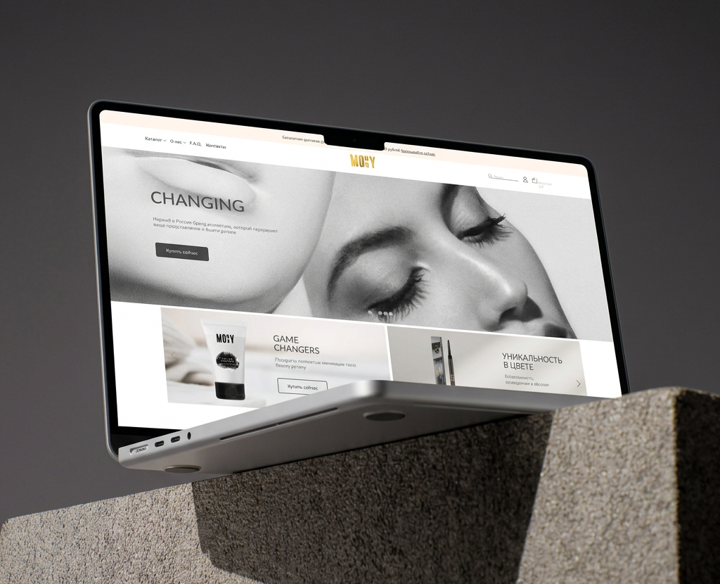 Mommy | UX/UI Design for Premium Skincare E-commerce — Интерфейсы на Dprofile