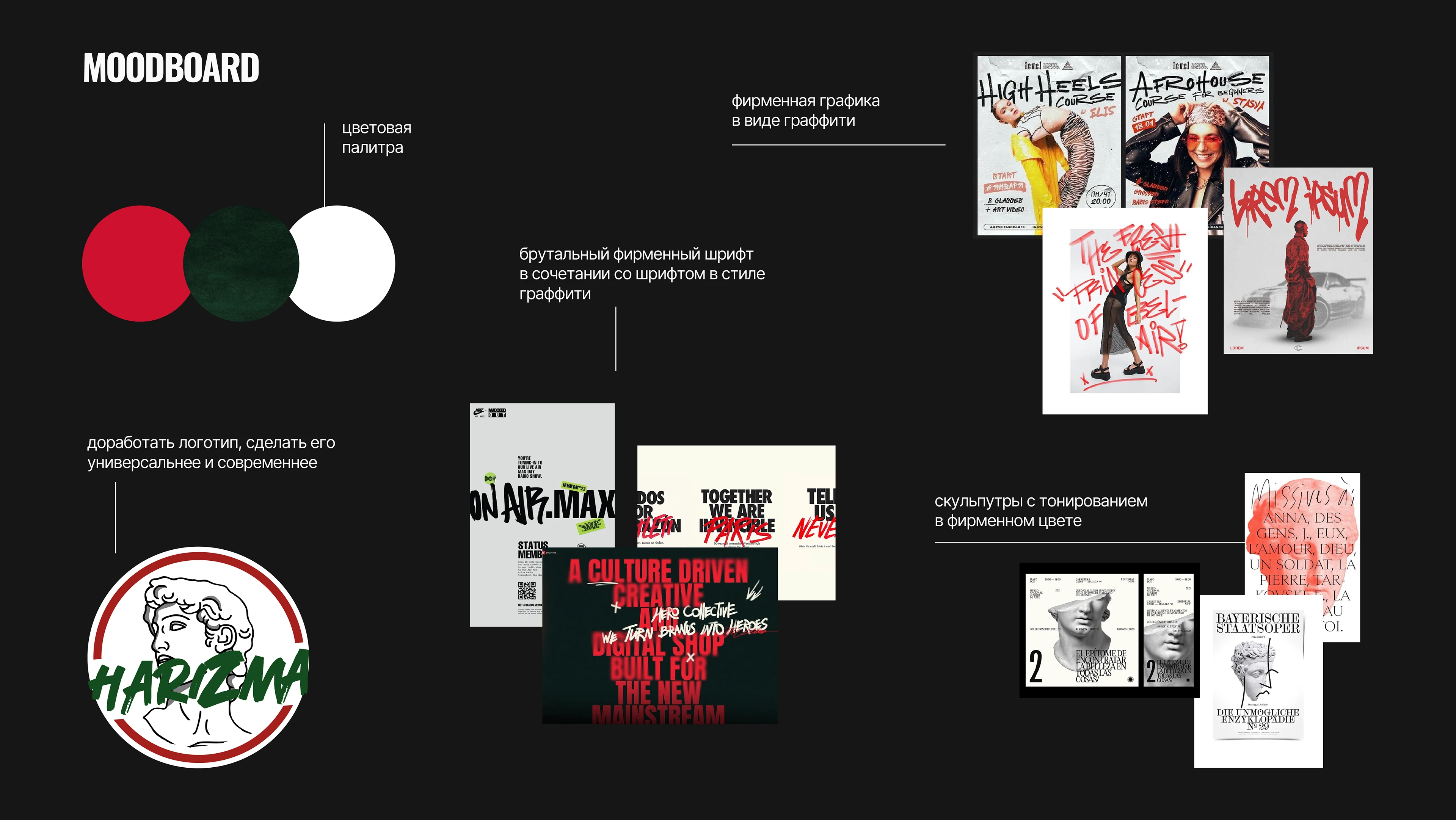 Harizma. Фирменный стиль для школы танцев — Изображение №5 — Брендинг на Dprofile