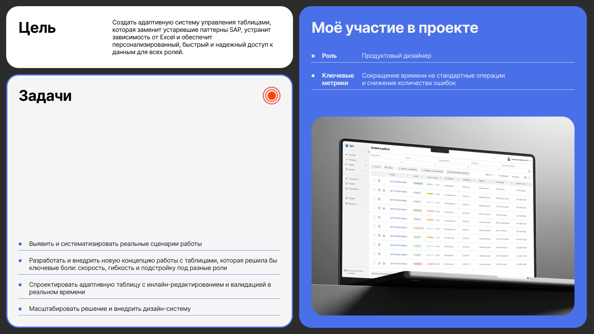 ERP-система для управления закупками — Изображение №2 — Интерфейсы на Dprofile