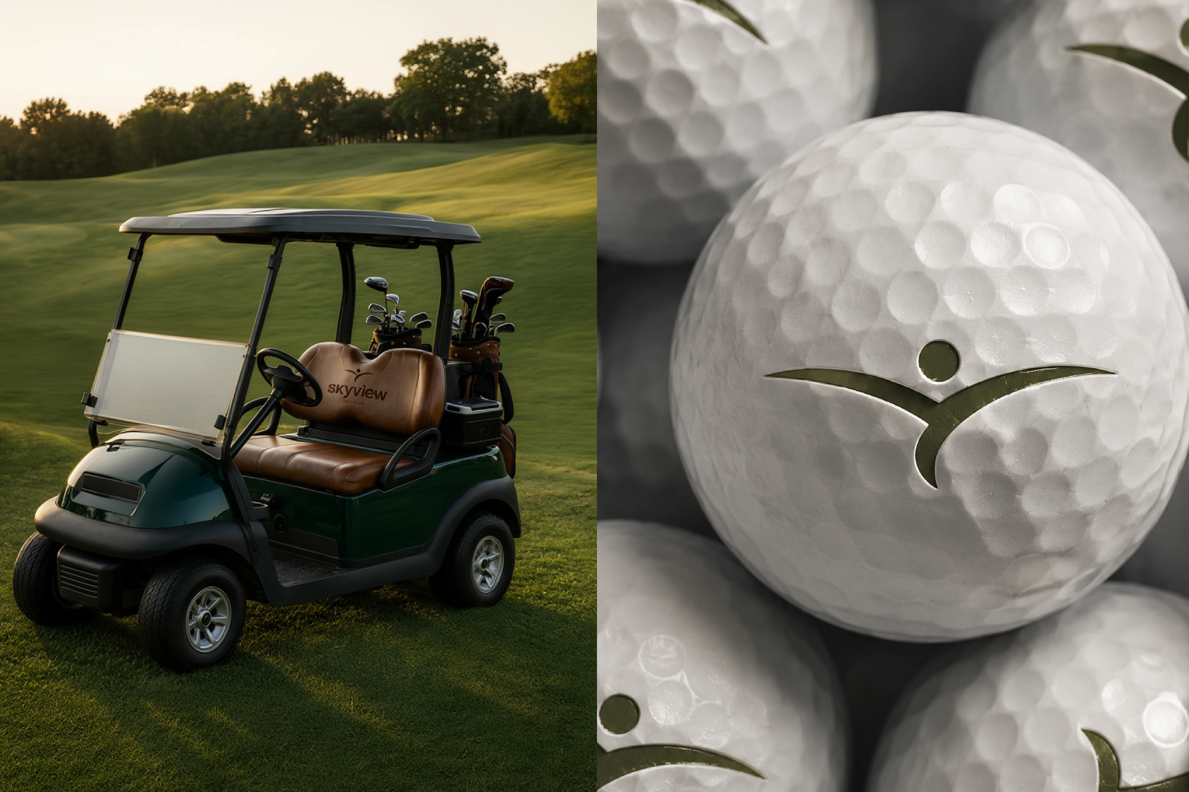 Skyview Golf Club — Взгляд на игру с новой высоты — Изображение №2 — Брендинг на Dprofile