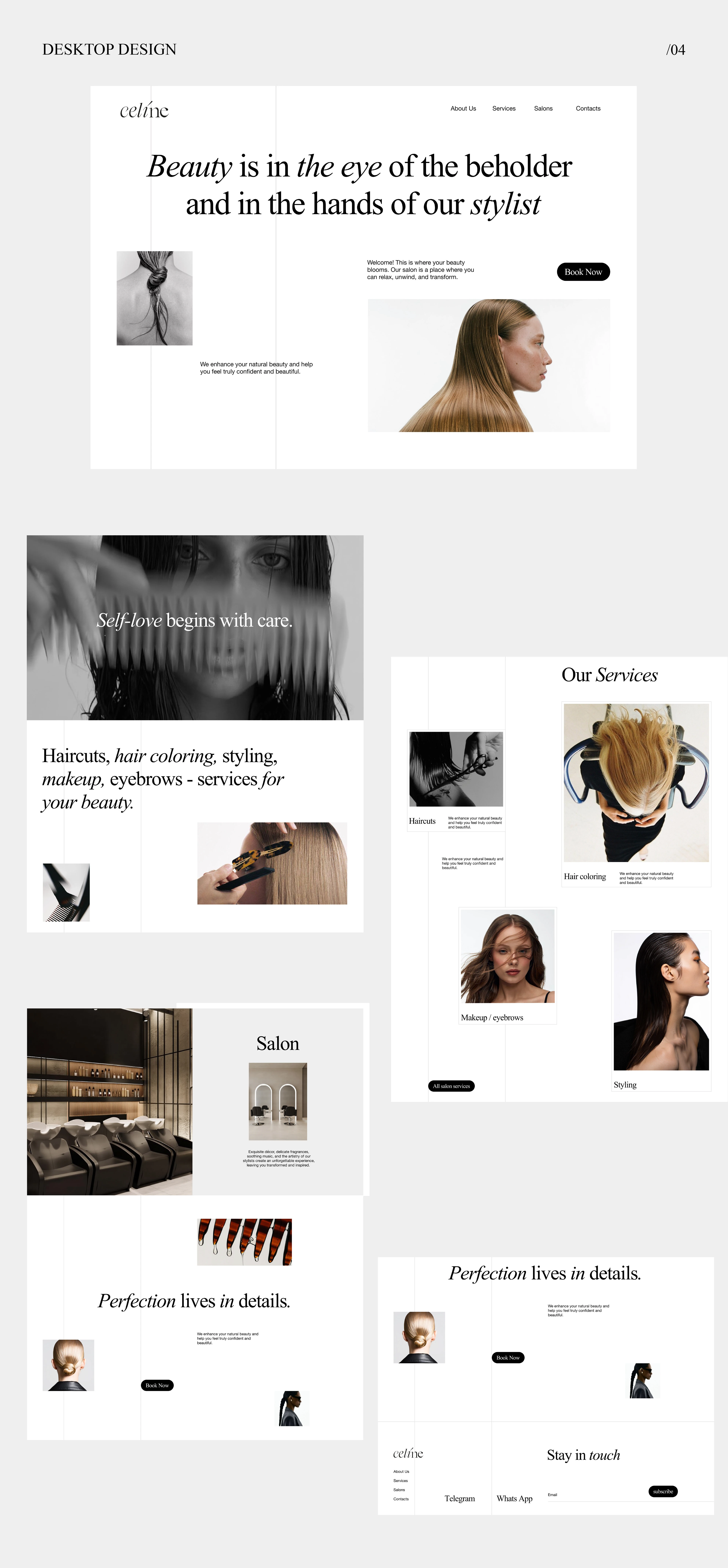 CELINE | DIGITAL BRAND IDENTITY & WEB DESIGN — Изображение №9 — Интерфейсы, Брендинг на Dprofile