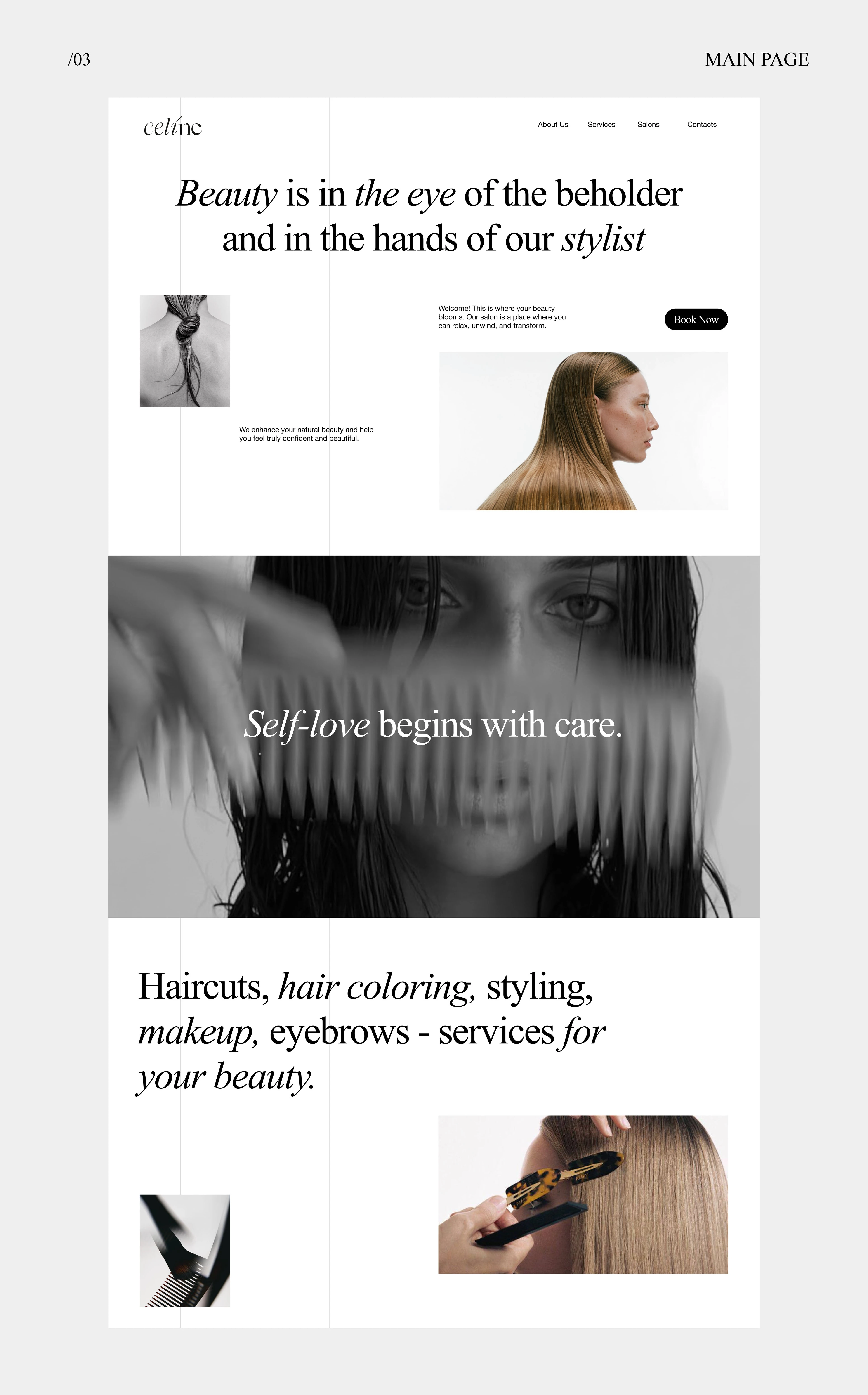 CELINE | DIGITAL BRAND IDENTITY & WEB DESIGN — Изображение №6 — Интерфейсы, Брендинг на Dprofile