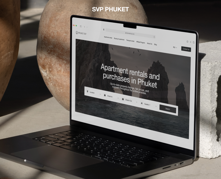 Phuket SVP | Website — Интерфейсы на Dprofile
