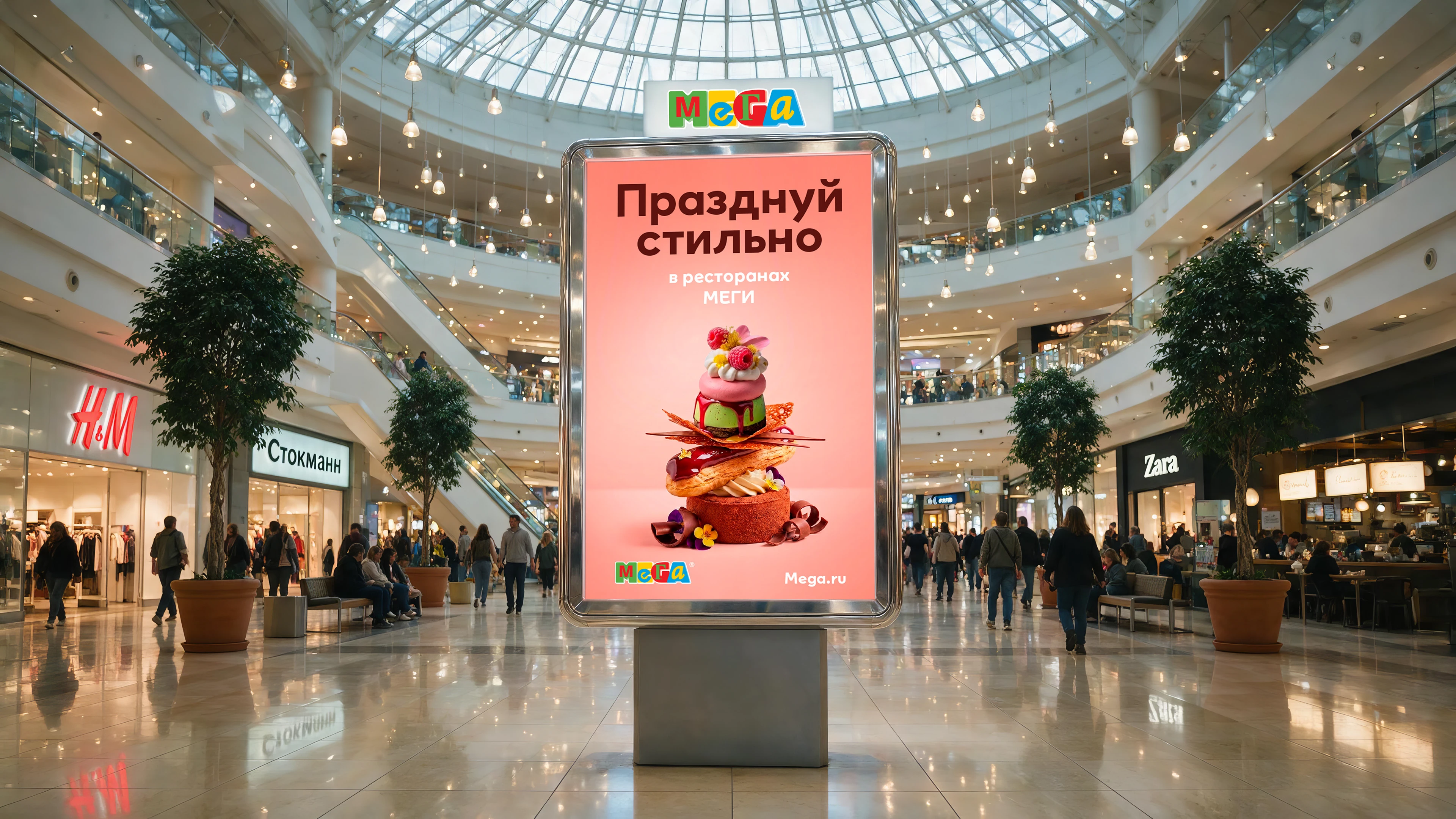 KEY VISUALS FOR A CHAIN OF MEGAMARKETS — Изображение №3 — Брендинг, Иллюстрация на Dprofile