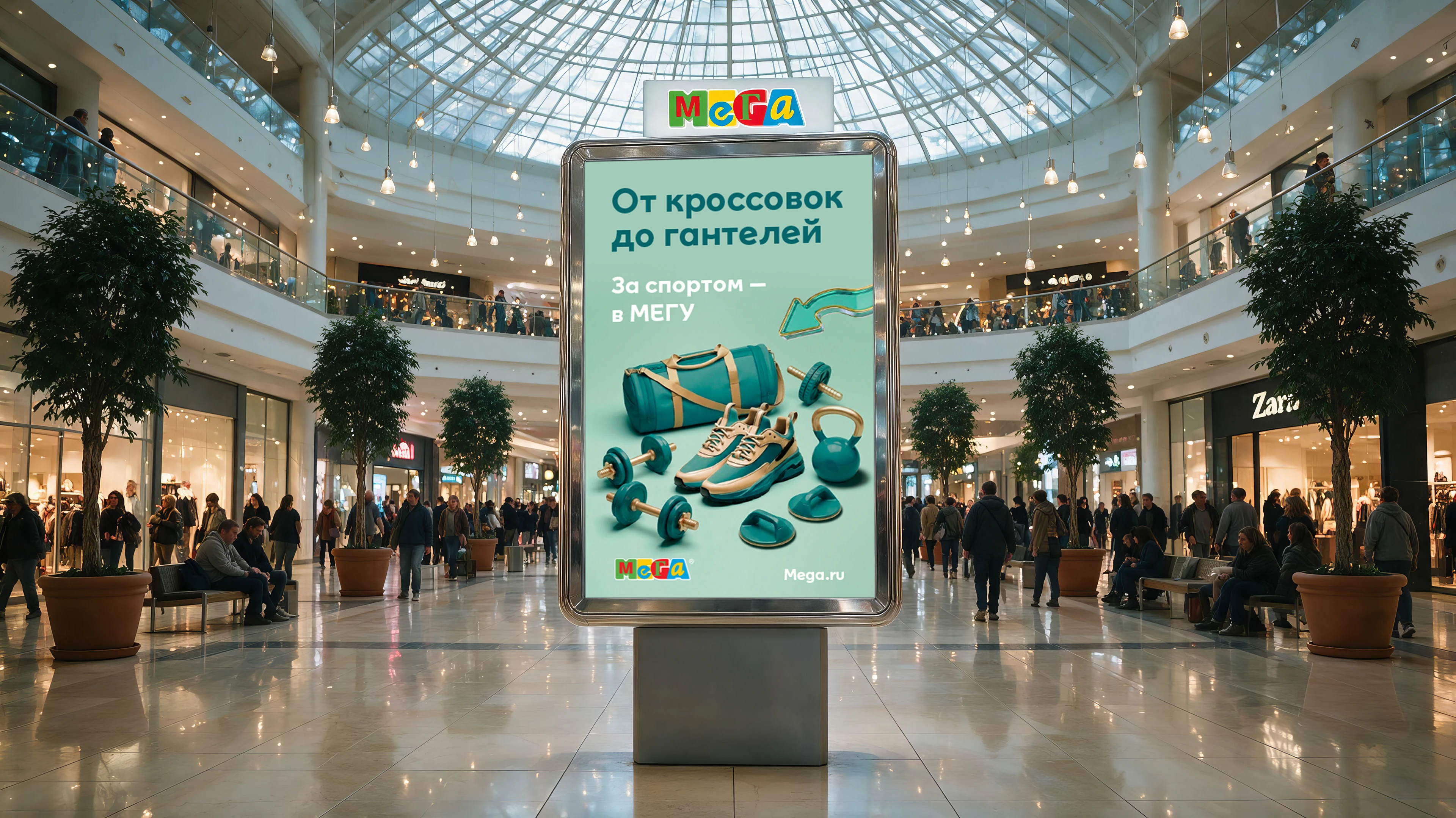KEY VISUALS FOR A CHAIN OF MEGAMARKETS — Изображение №1 — Брендинг, Иллюстрация на Dprofile