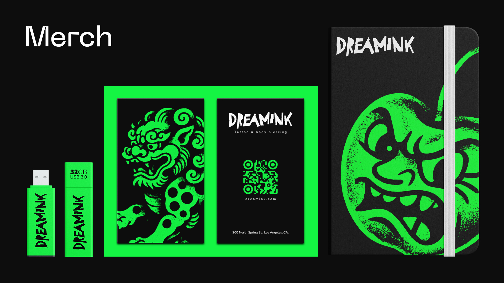 Dreamink. Брендинг тату-студии — Изображение №5 — Брендинг на Dprofile