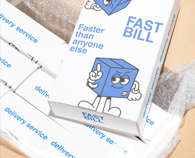 Fast Bill Logo & Branding на Dprofile