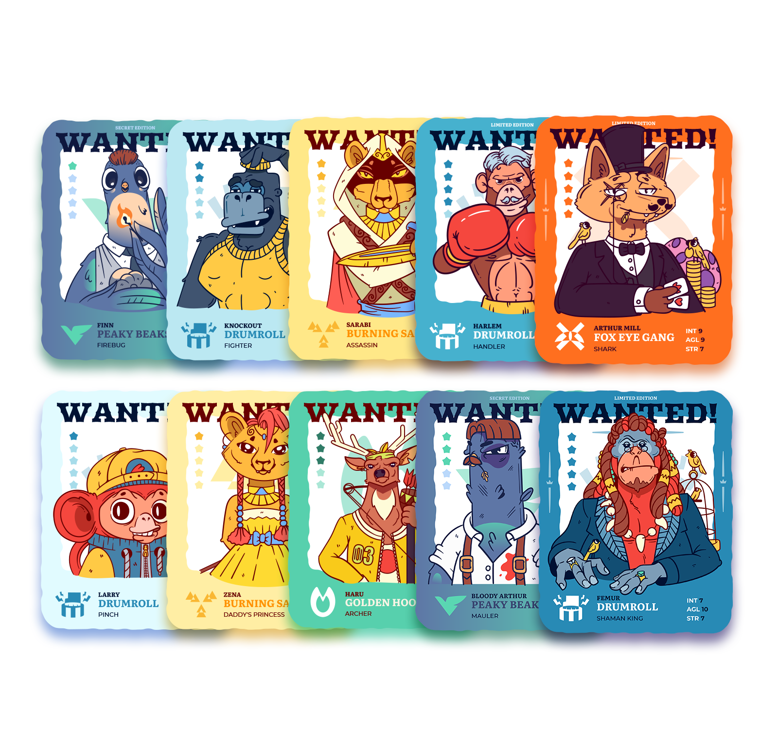 NFT-коллекция "Street beasts" — Изображение №12 — Иллюстрация на Dprofile