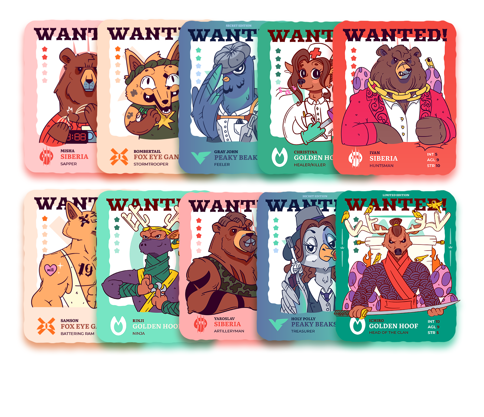 NFT-коллекция "Street beasts" — Изображение №8 — Иллюстрация на Dprofile