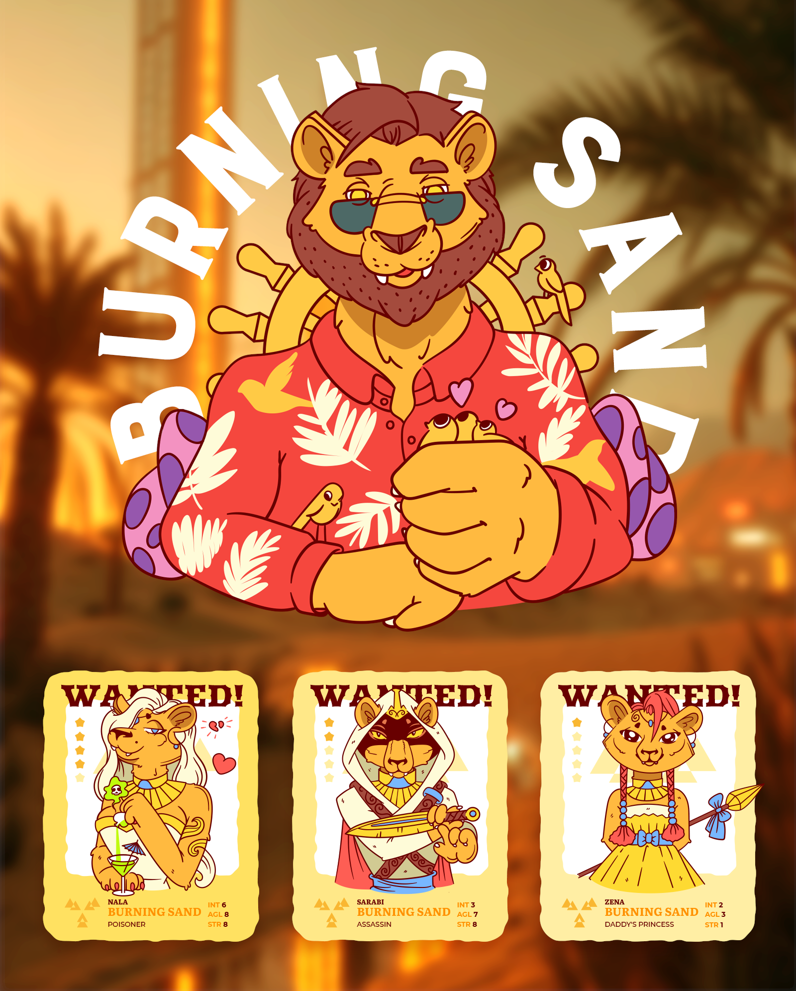 NFT-коллекция "Street beasts" — Изображение №4 — Иллюстрация на Dprofile