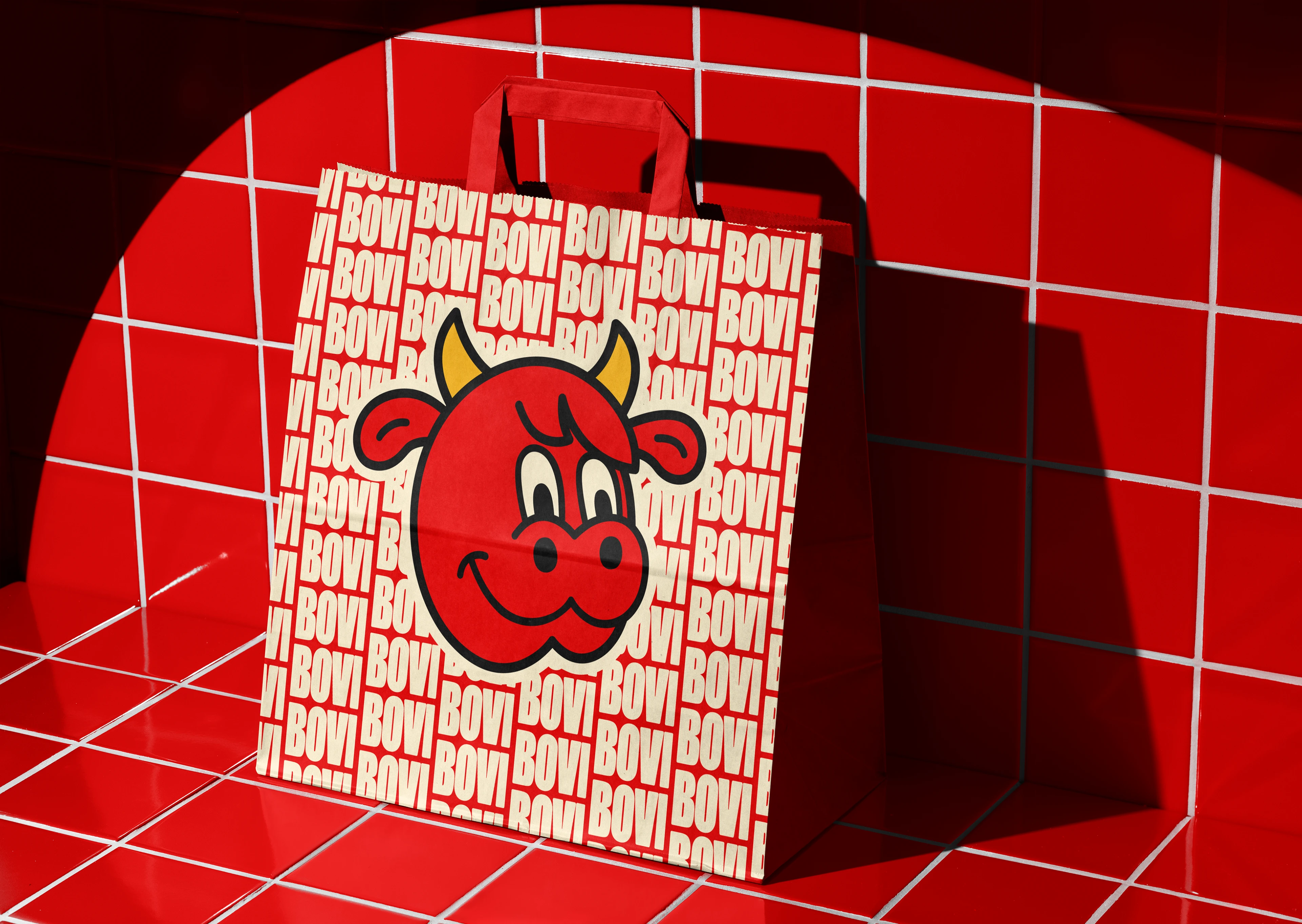 Bovi — айдентика бургерной — Изображение №8 — Брендинг на Dprofile