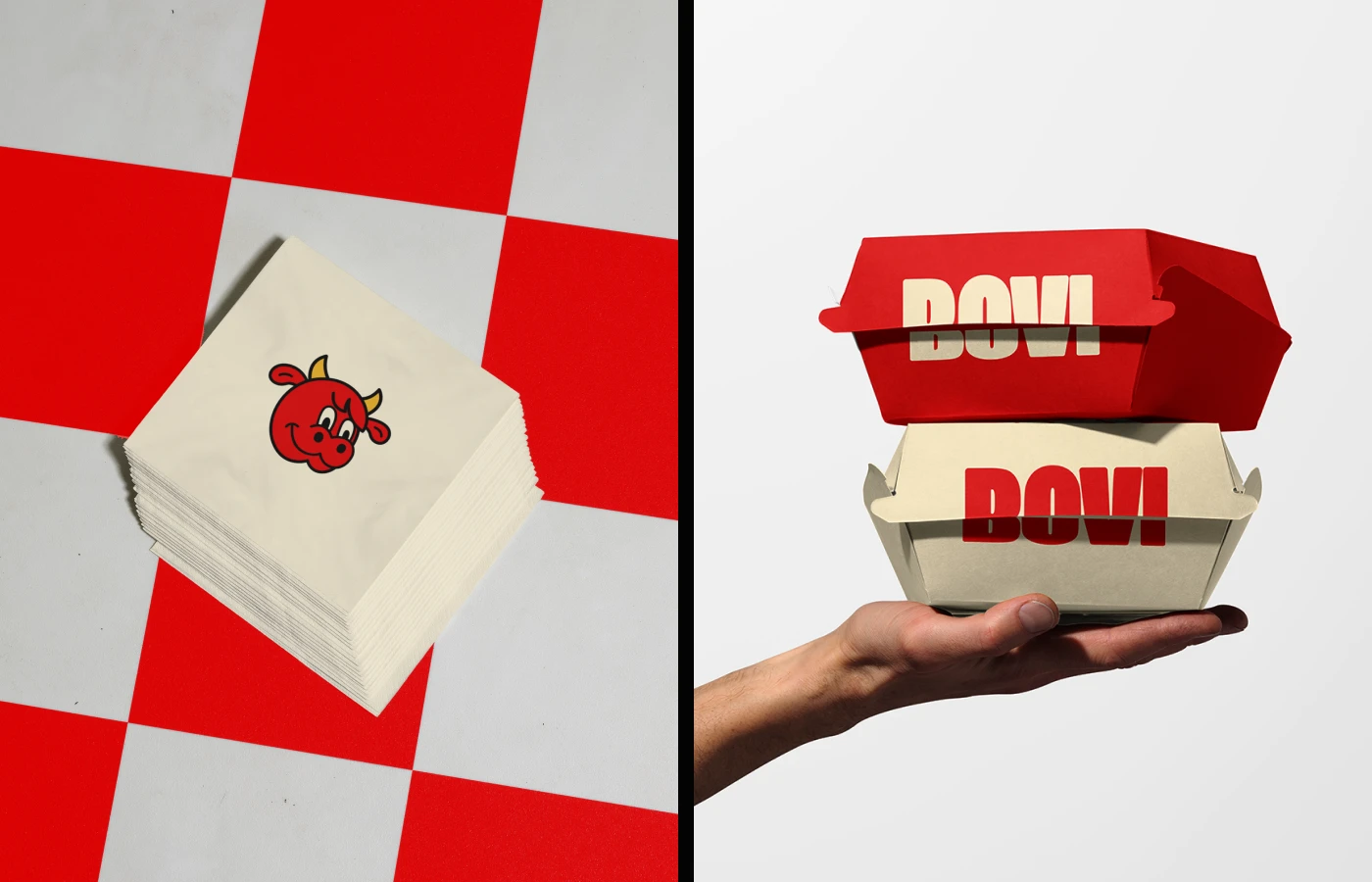 Bovi — айдентика бургерной — Изображение №9 — Брендинг на Dprofile