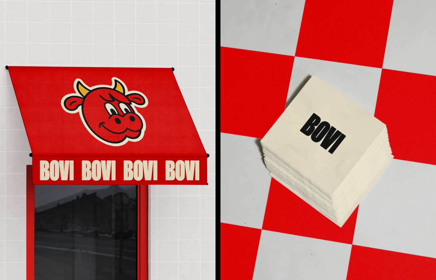 Bovi — айдентика бургерной — Изображение №3 — Брендинг на Dprofile