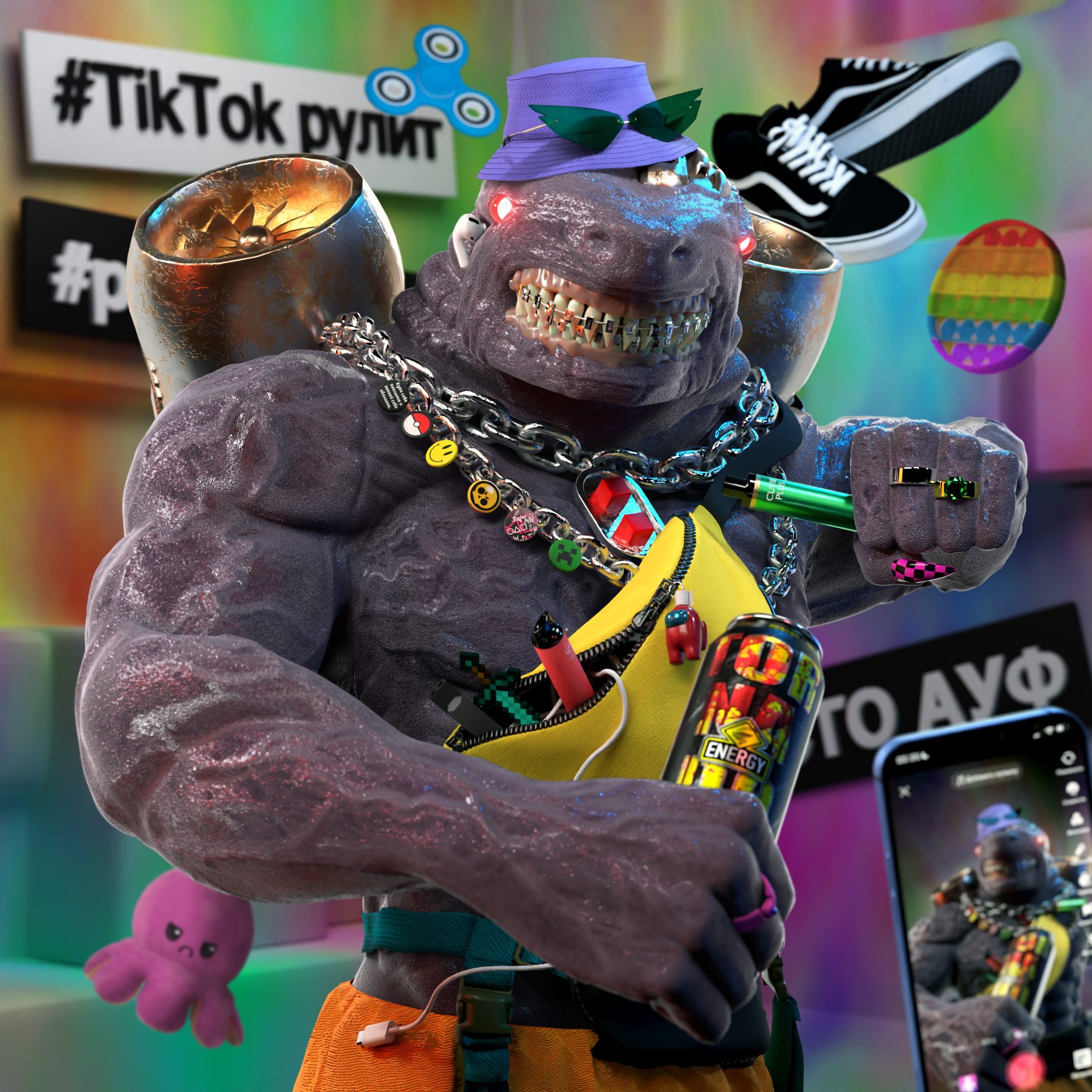 ilikadelian X elizarevfx — Изображение №1 — Иллюстрация, 3D на Dprofile