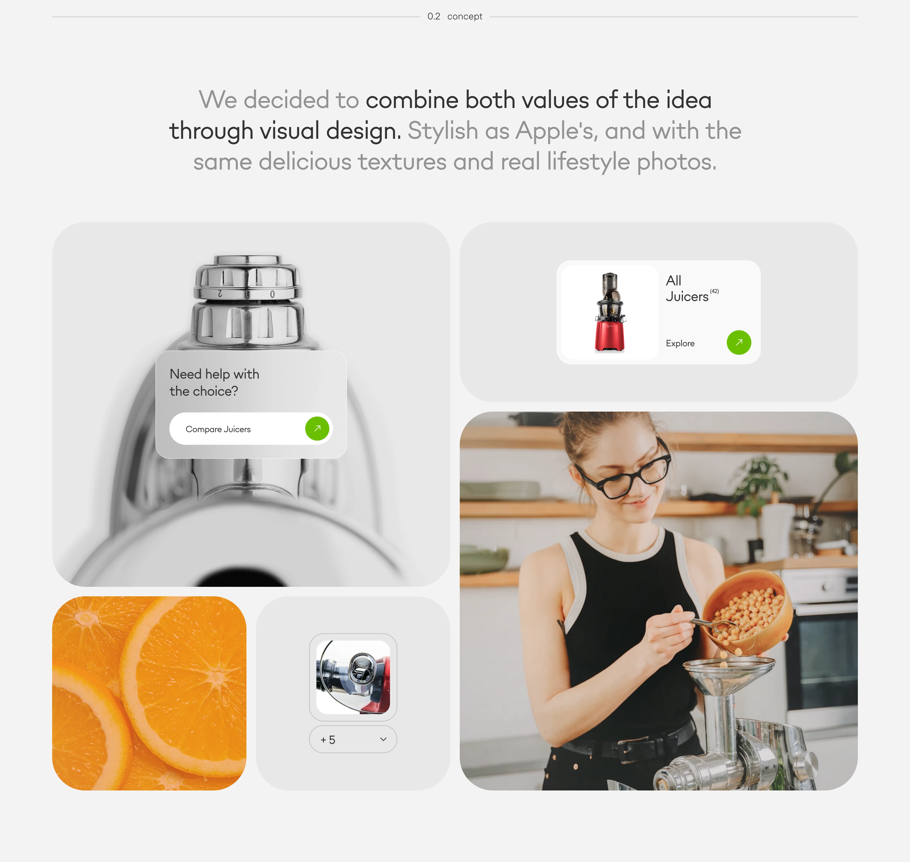 Онлайн-магазин премиальных соковыжималок — Изображение №4 — Интерфейсы на Dprofile