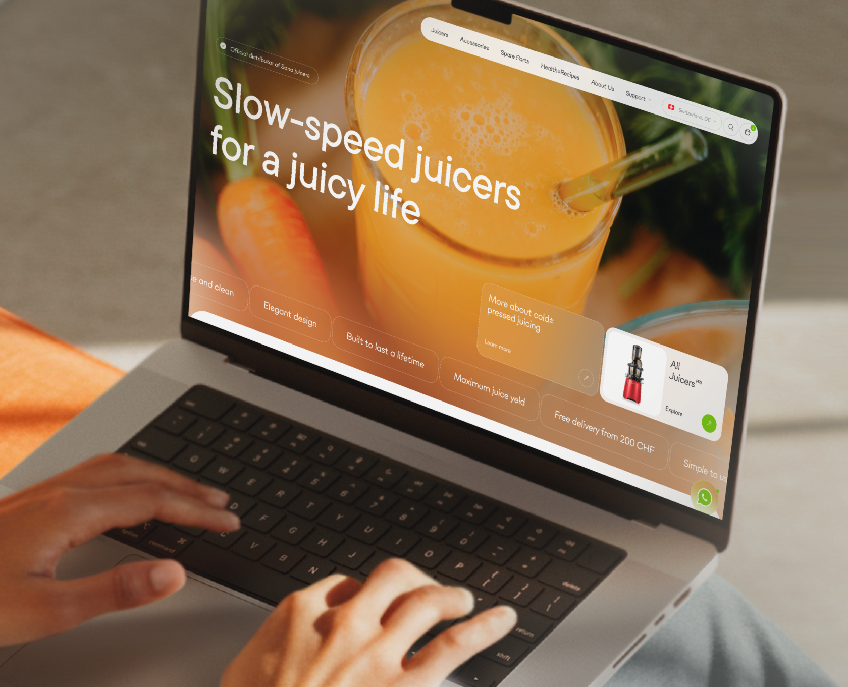 Онлайн-магазин премиальных соковыжималок на Dprofile