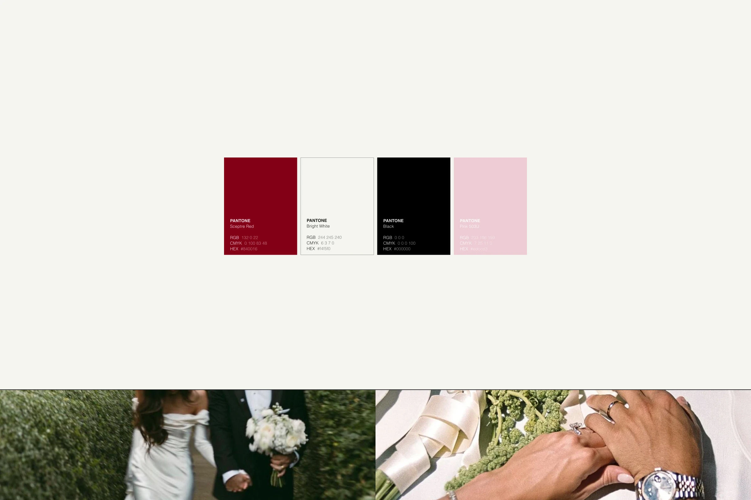 BLISS - WEDDING&EVENT AGENSY - BRAND IDENTITY — Изображение №3 — Брендинг на Dprofile