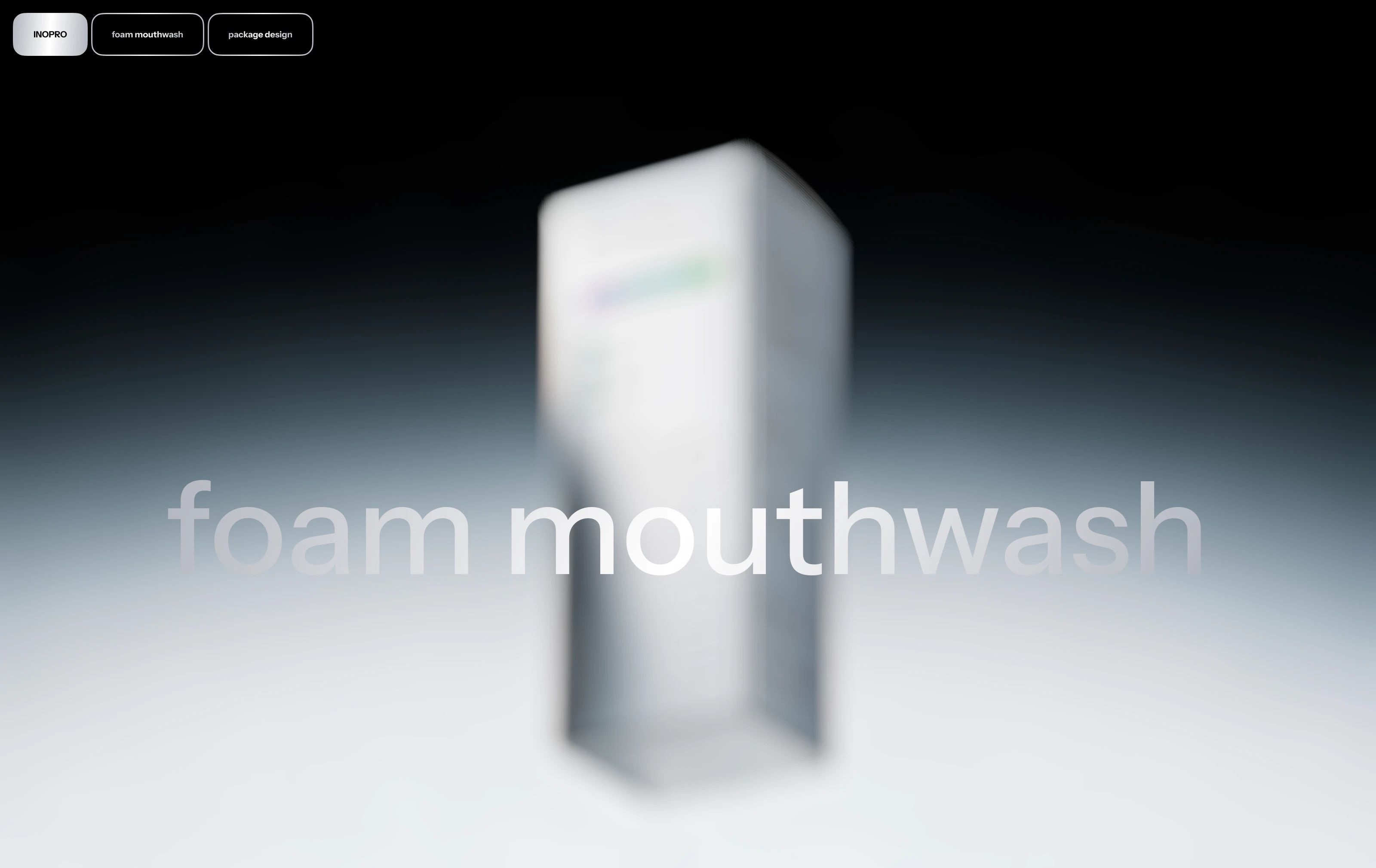 INOPRO Foam Mouthwash Packaging Design — Изображение №1 — Брендинг, Графика на Dprofile