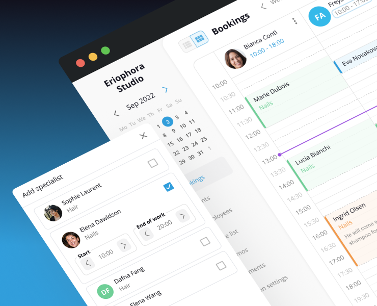 B2B, Saas. CRM система для салонов красоты на Dprofile