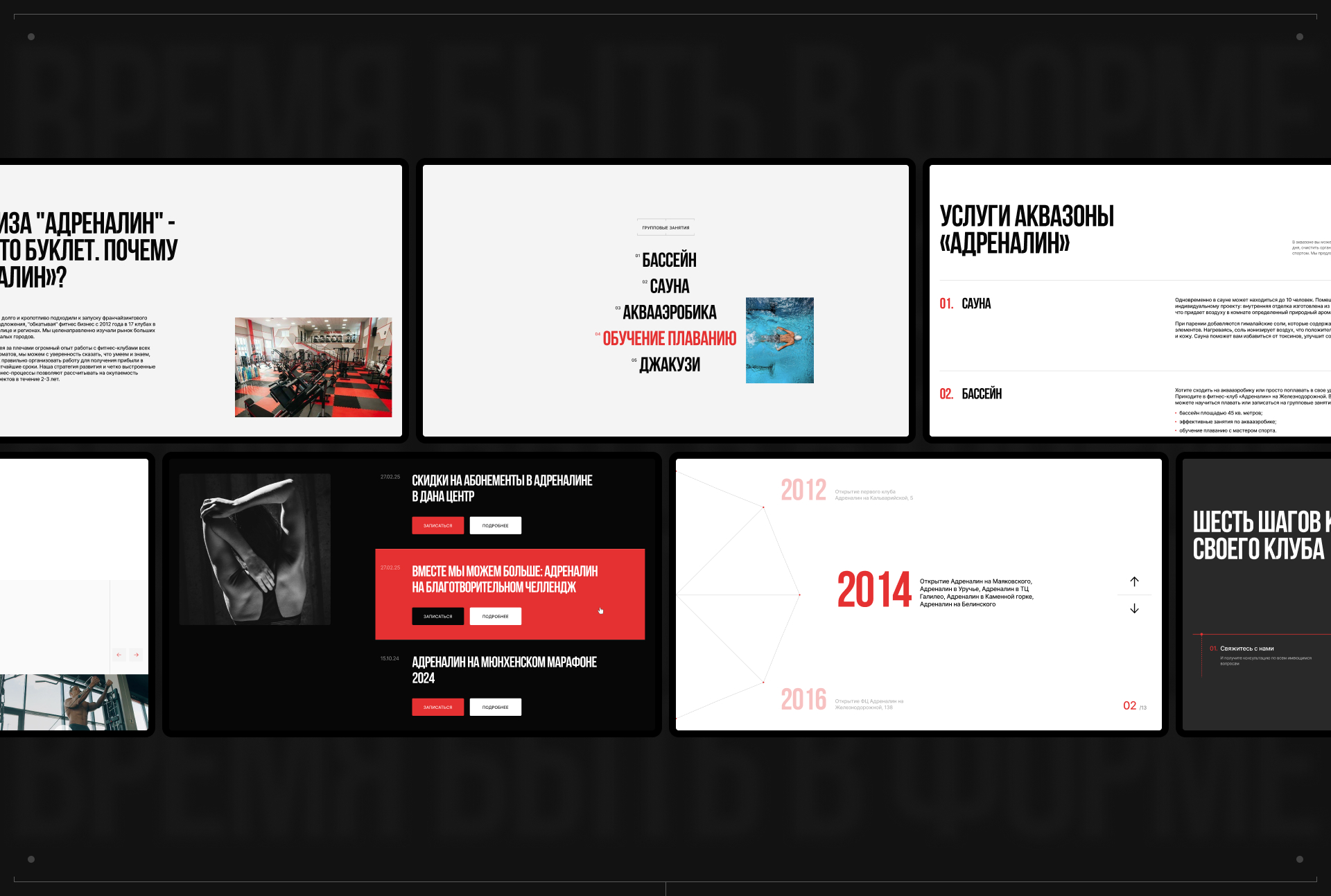 АДРЕНАЛИН / Крупнейшая фитнес сеть — Изображение №10 — Интерфейсы, Брендинг на Dprofile