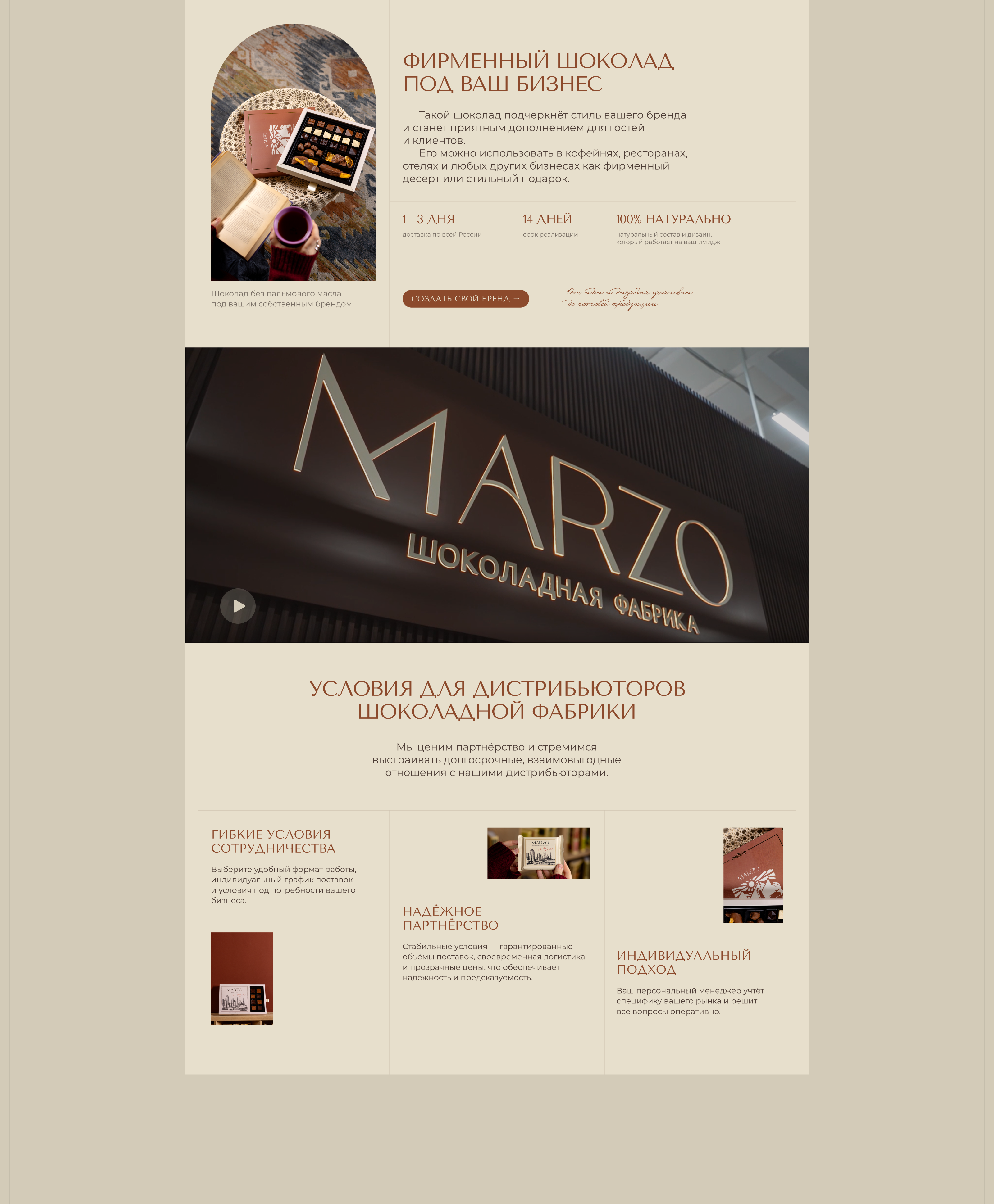 MARZO chocolate factory — Изображение №6 — Интерфейсы на Dprofile