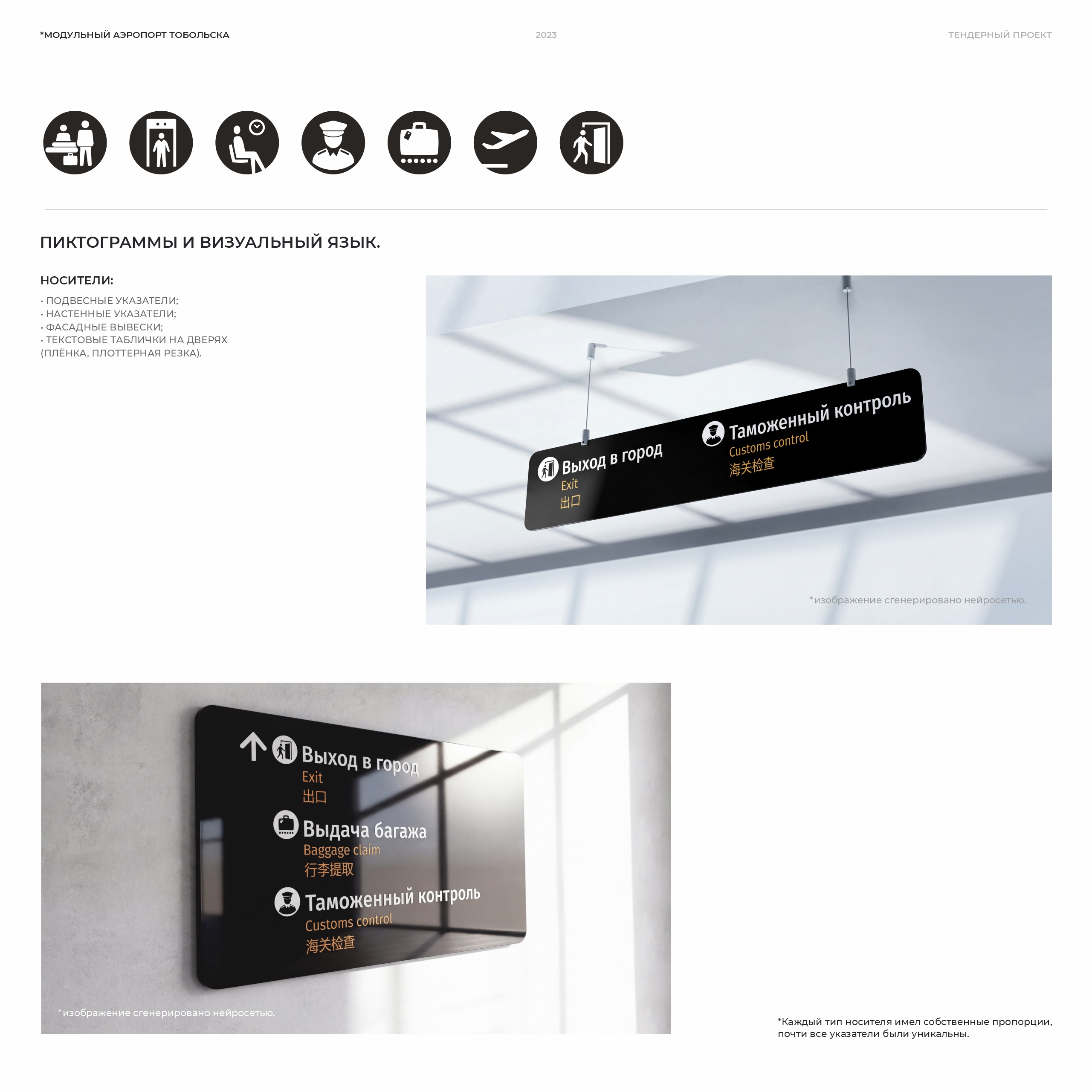 Навигационная система аэропорта Тобольска — Изображение №4 — Брендинг, Графика на Dprofile