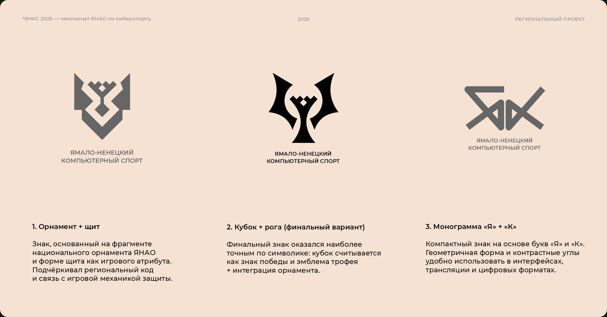 ЯНКС 2025  Чемпионат ЯНАО по киберспорту — Изображение №2 — Брендинг, 3D на Dprofile