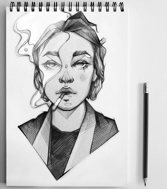 Карандашные лица — Изображение №9 — Иллюстрация, Графика на Dprofile