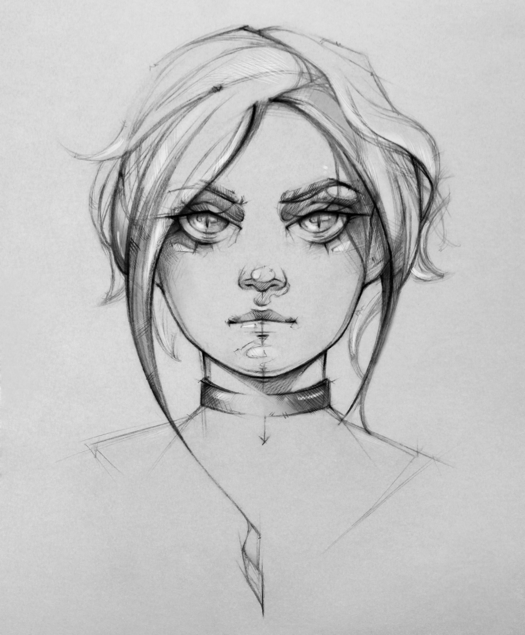 Карандашные лица — Изображение №3 — Иллюстрация, Графика на Dprofile