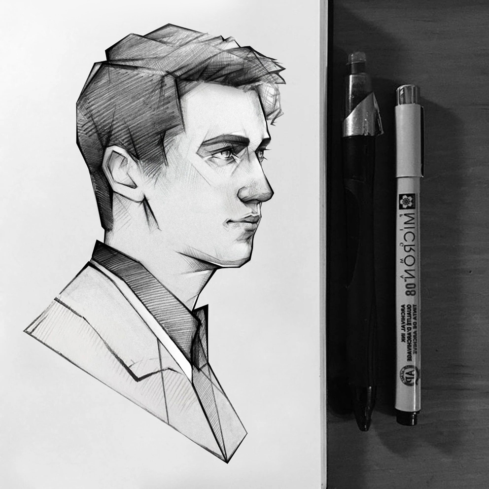 Карандашные лица — Изображение №2 — Иллюстрация, Графика на Dprofile