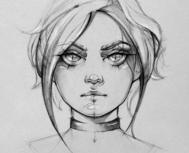 Карандашные лица на Dprofile