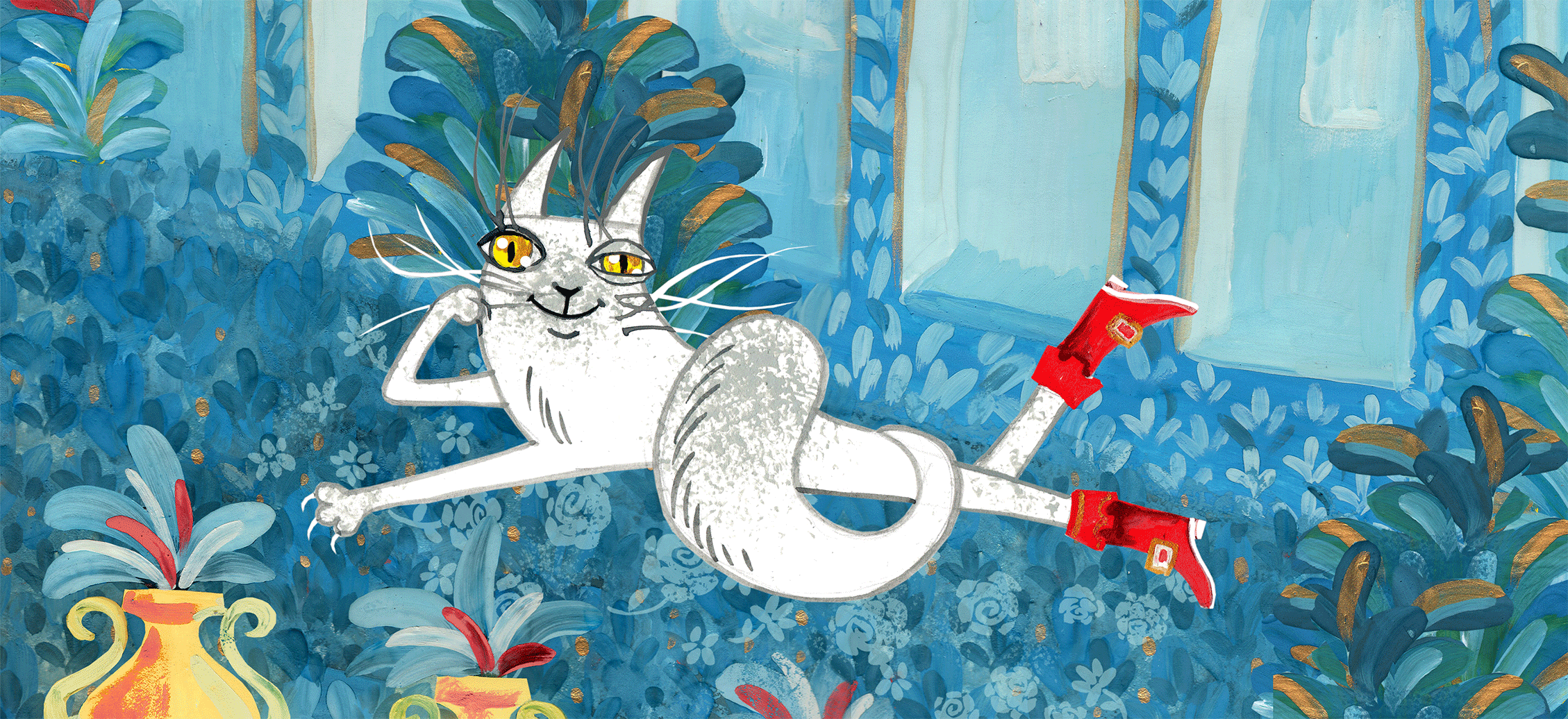 Обложка и иллюстрации к сказке "Кот в сапогах" — Изображение №3 — Иллюстрация, Графика на Dprofile