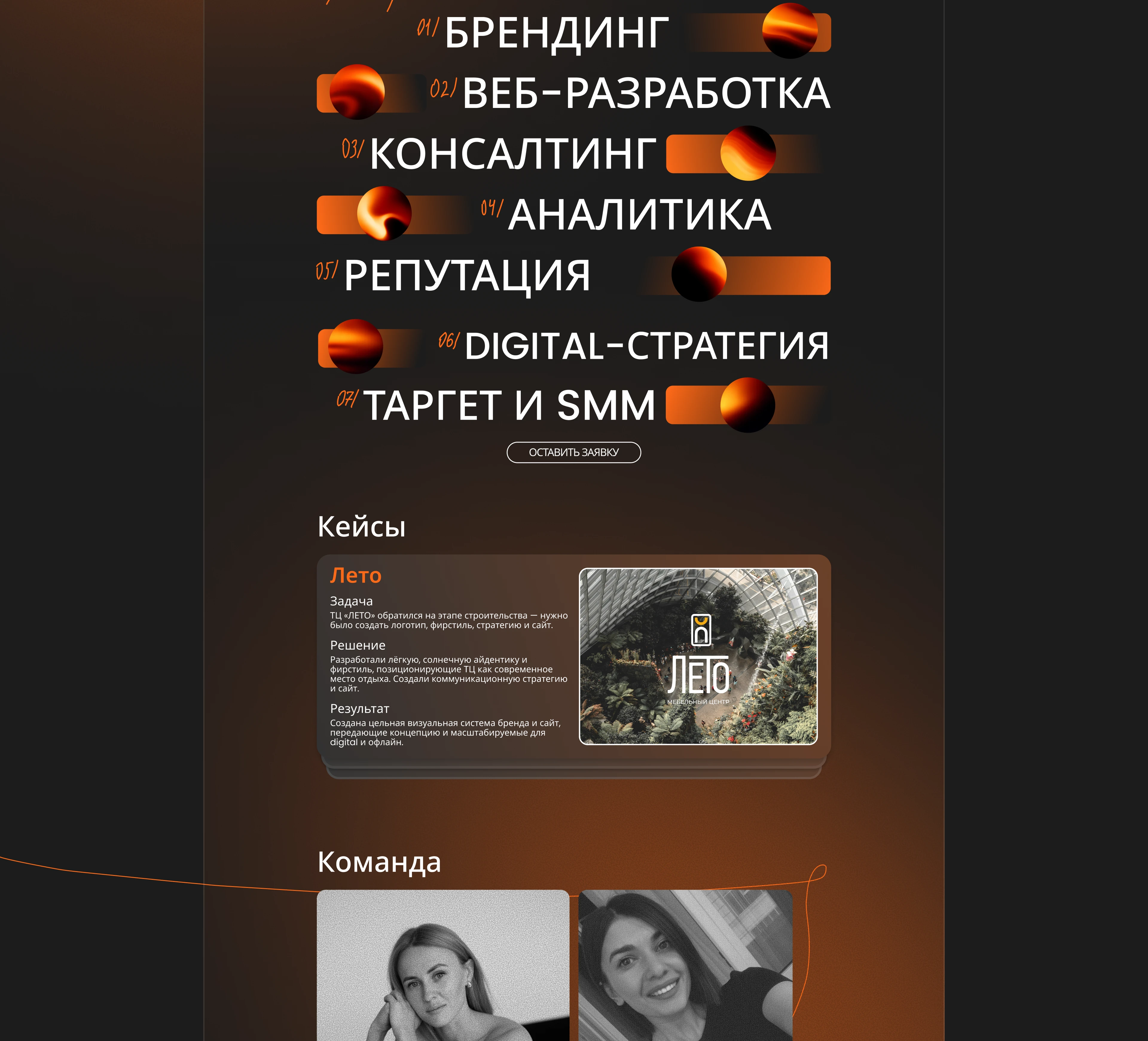 Веб дизайн: Digital агенство полного цикла — Изображение №4 — Интерфейсы, Брендинг на Dprofile